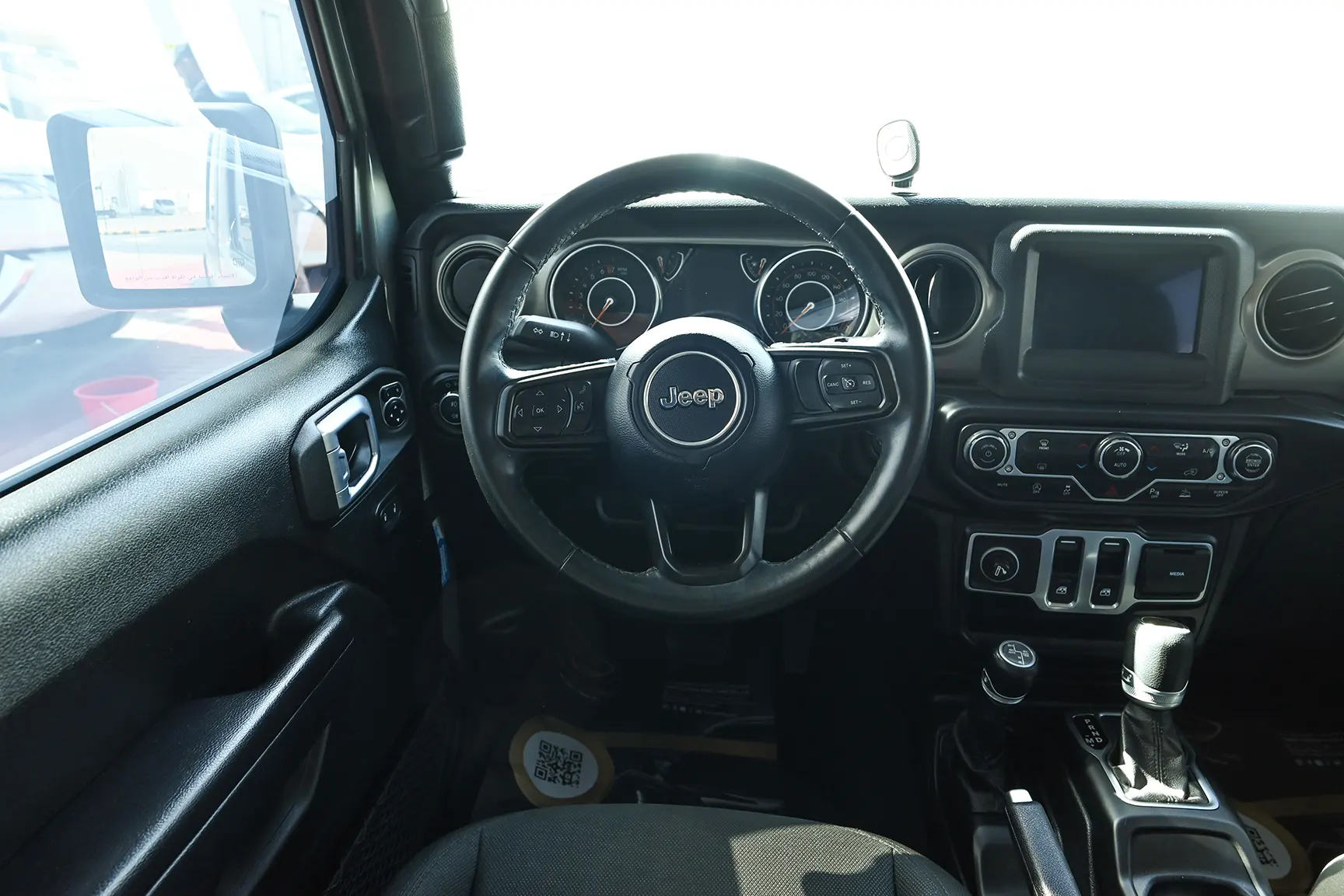 Used 2021 Jeep Wrangler Sport Grey – Steering Wheel & Instrument Cluster at First Choice Cars Sharjah