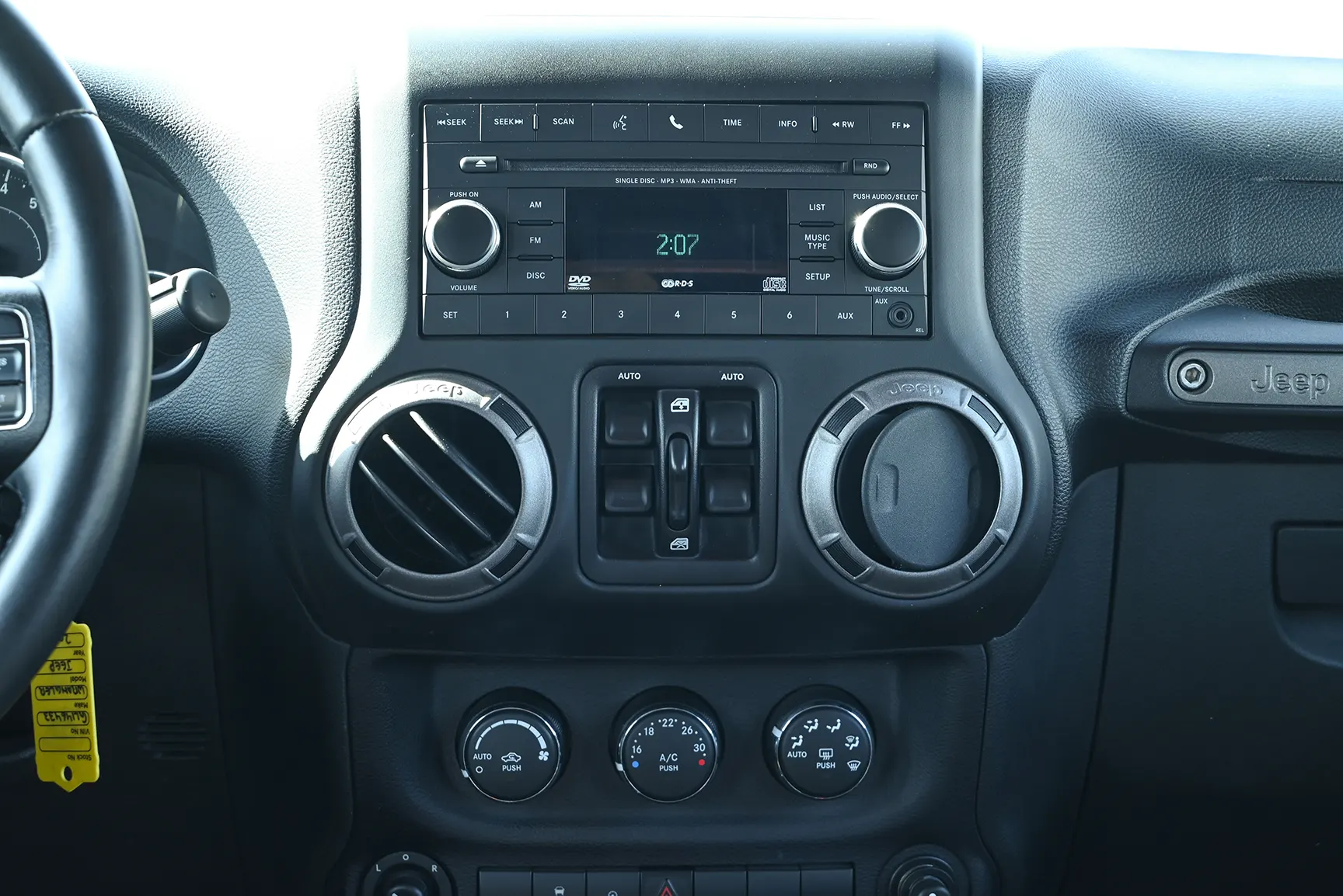 Used 2016 Jeep Wrangler Unlimited Sport Red – Infotainment / Touchscreen System at First Choice Cars Sharjah