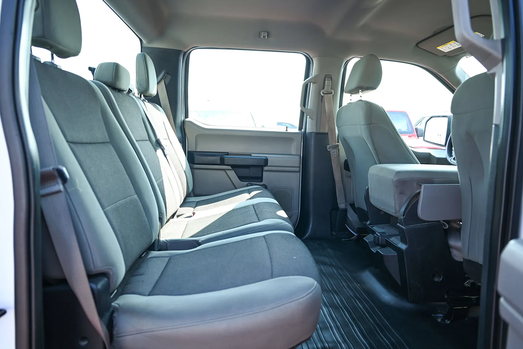 Used 2015 Ford F-150 XL in White – Rear Passenger Side Cabin View