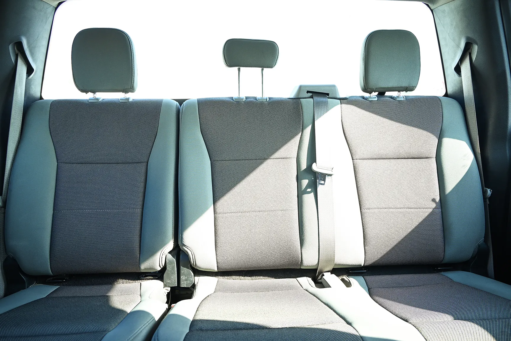 Used 2020 Ford F-Series Pickup F-150 XLT White – Rear Seat View at First Choice Cars Sharjah