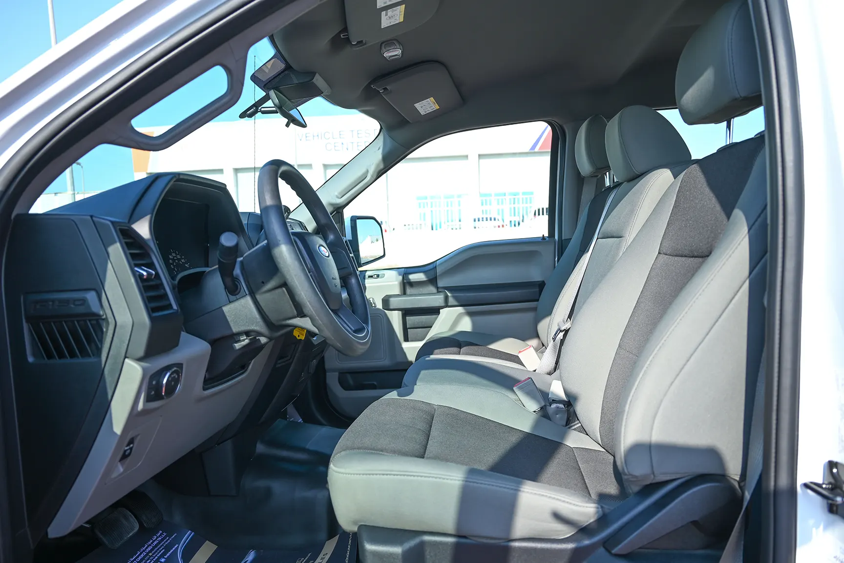 Used 2020 Ford F-150 XLT in White – Front Driver Side Cabin View