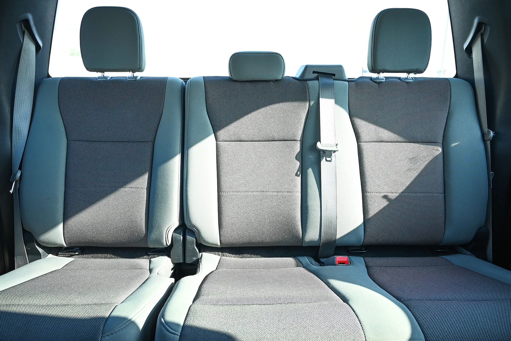 Used 2020 Ford F-Series Pickup F-150 XLT White – Rear Seat View at First Choice Cars Sharjah