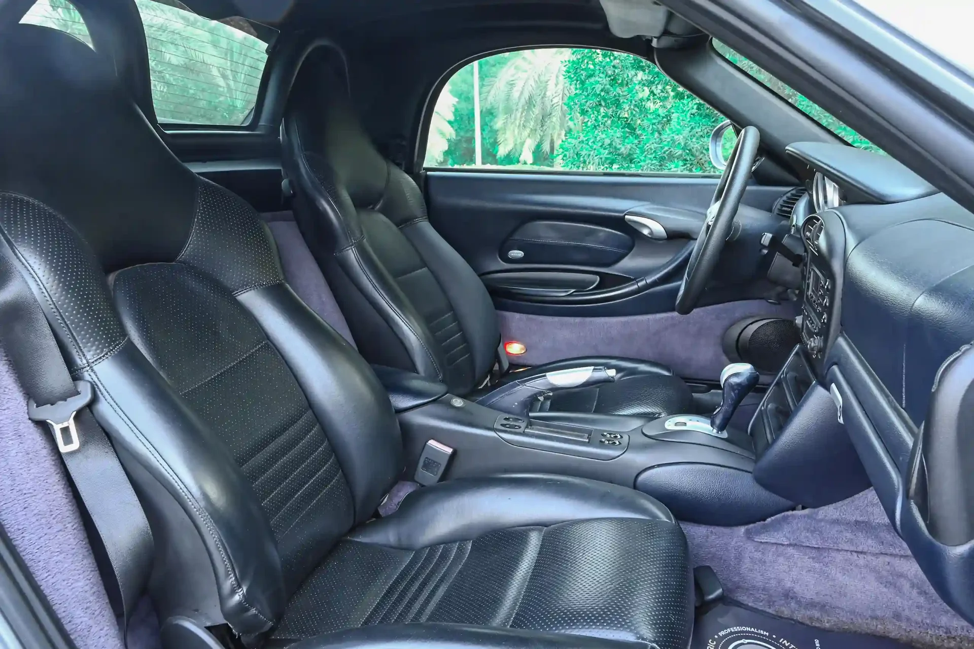 Used 2004 Porsche Boxster S Variant in Silver – Front Passenger Side Cabin View for Sale at First Choice Cars Dubai Sharjah