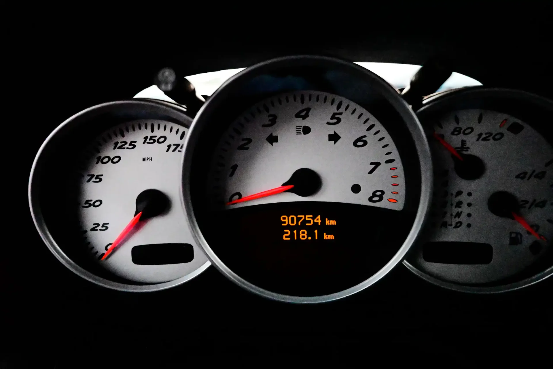 Used 2004 Porsche Boxster S Variant in Silver – Odometer / Mileage Reading View for Sale at First Choice Cars Dubai Sharjah