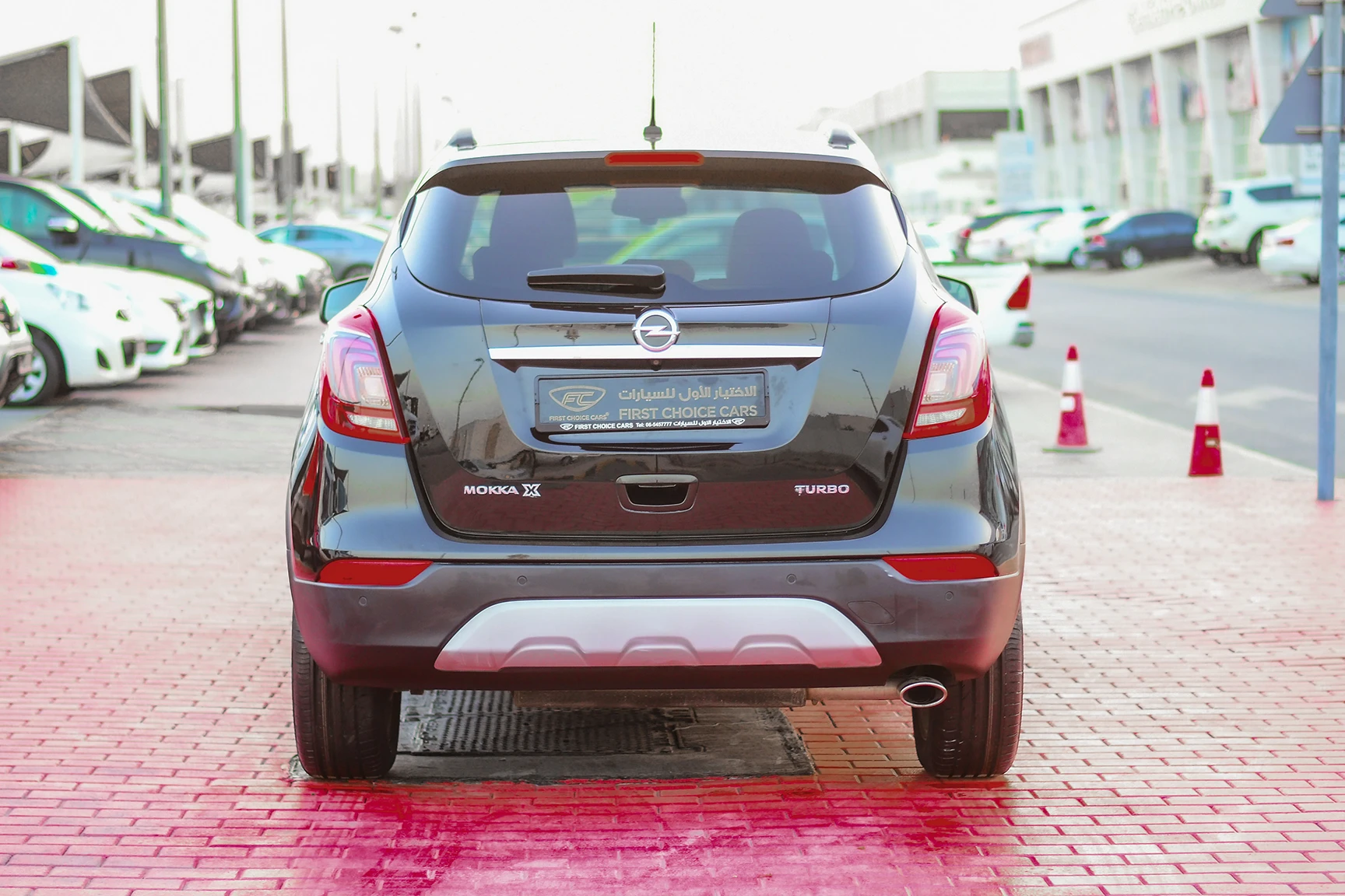 Used 2017 Opel Mokka X Black – Back/Rear View at First Choice Cars Sharjah