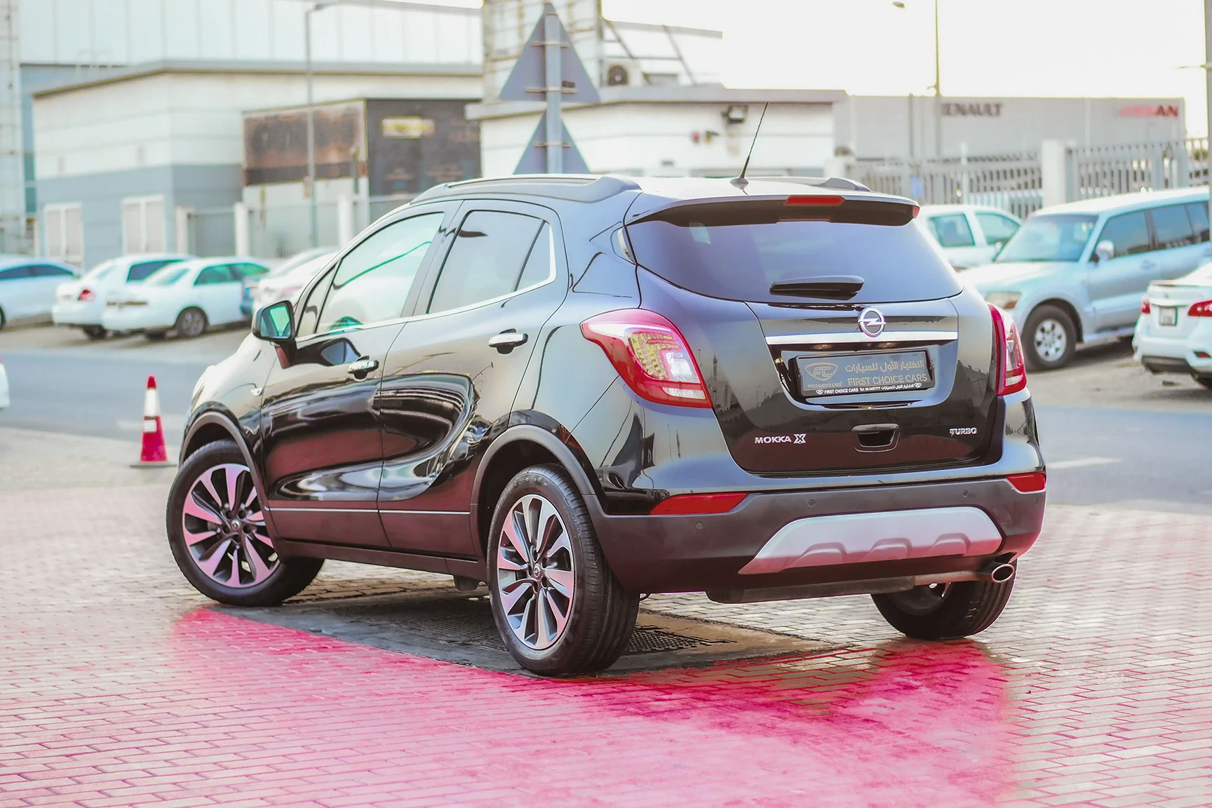 Used 2017 Opel Mokka X Black – Left Back Diagonal (45°) View at First Choice Cars Sharjah