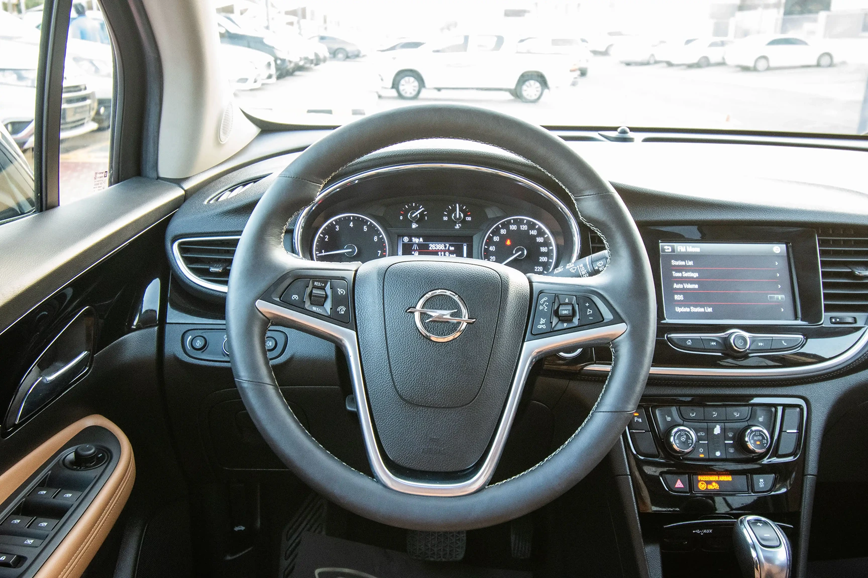 Used 2017 Opel Mokka X Black – Steering Wheel & Instrument Cluster at First Choice Cars Sharjah