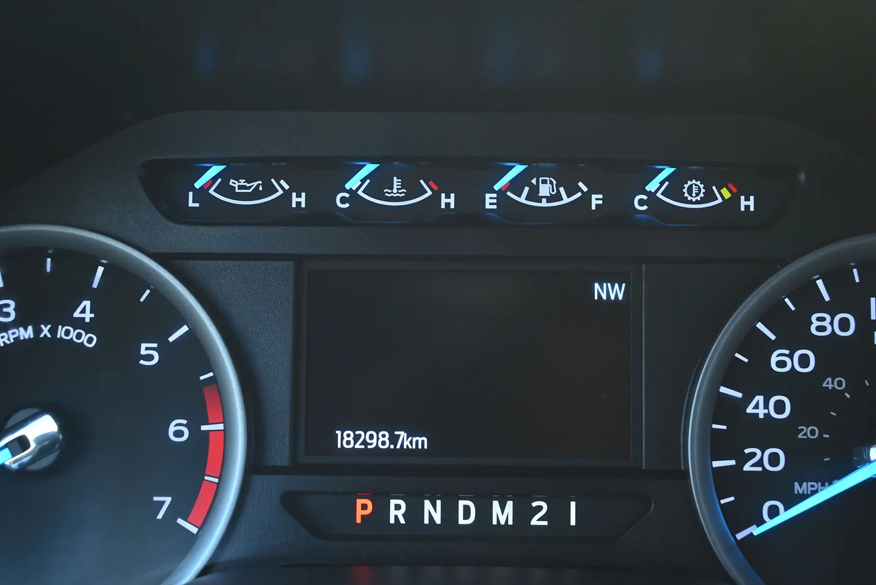 Used 2020 Ford F-Series Pickup F-250 - XL White – Odometer / Mileage Reading View at First Choice Cars Sharjah