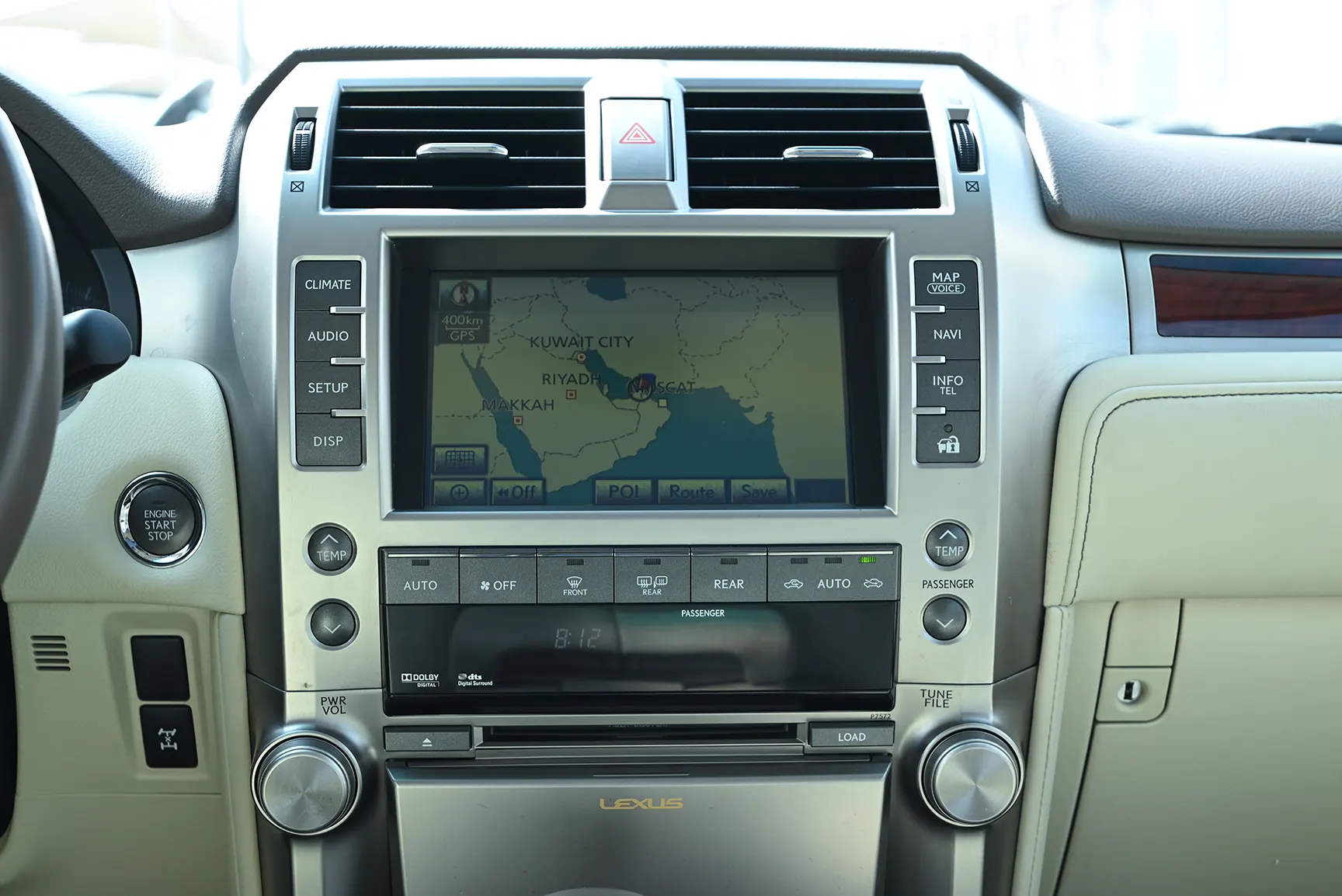 Used 2010 Lexus GX-Series GX 460 Platinum White – Infotainment / Touchscreen System at First Choice Cars Sharjah
