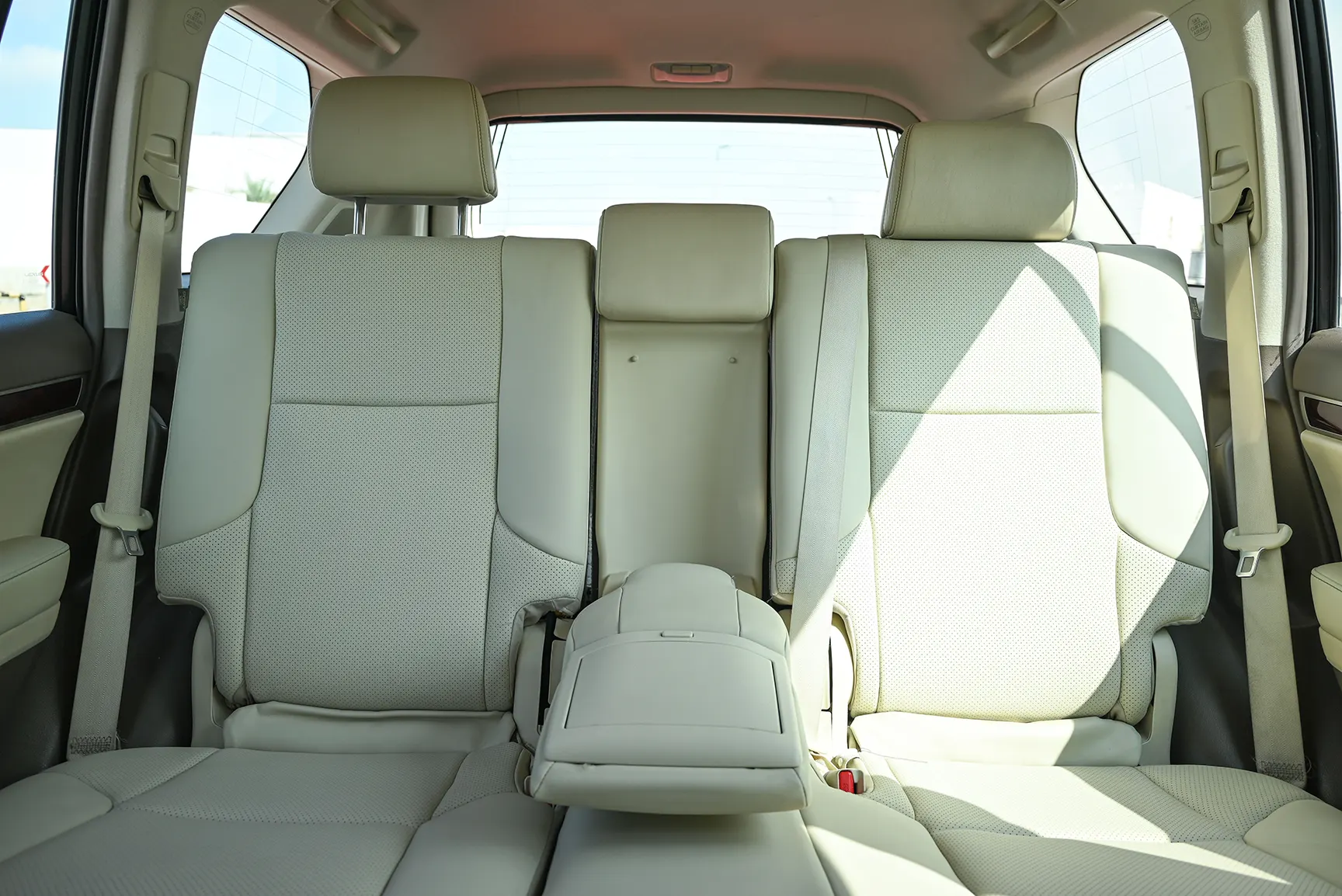 Used 2010 Lexus GX-Series GX 460 Platinum White – Rear Seat View at First Choice Cars Sharjah