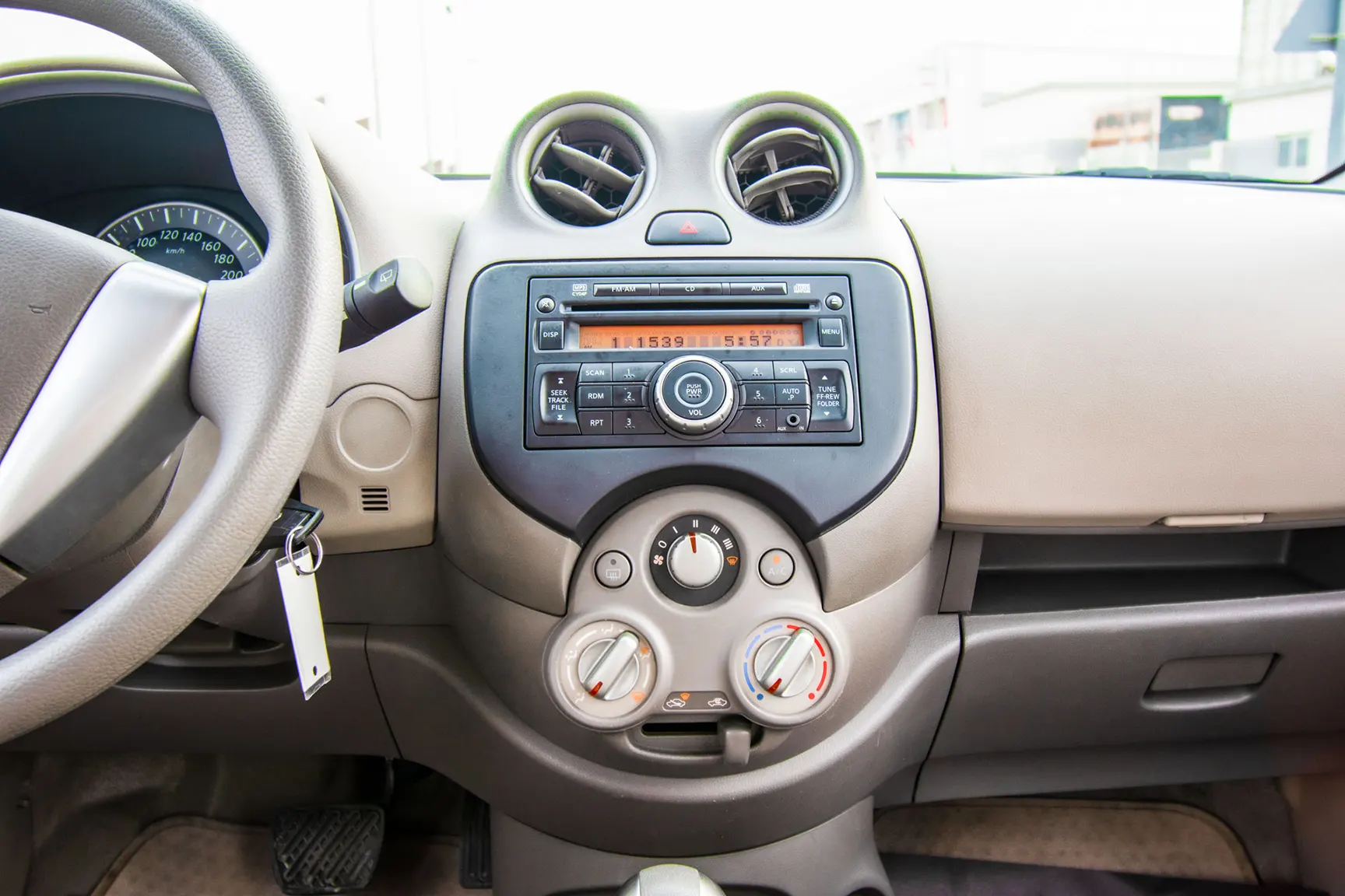 Used 2020 Nissan Micra S White – Infotainment / Touchscreen System at First Choice Cars Sharjah