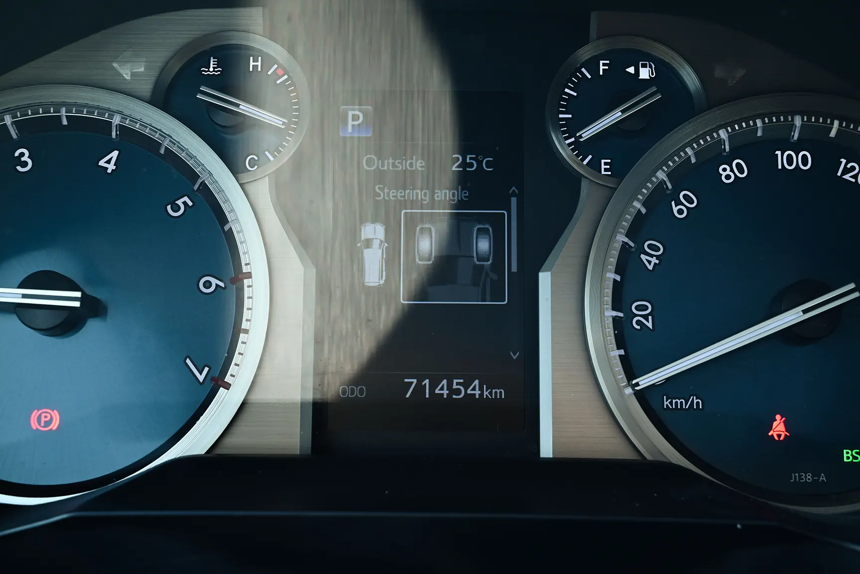 Used 2019 Toyota Prado Limited White – Odometer / Mileage Reading View at First Choice Cars Sharjah