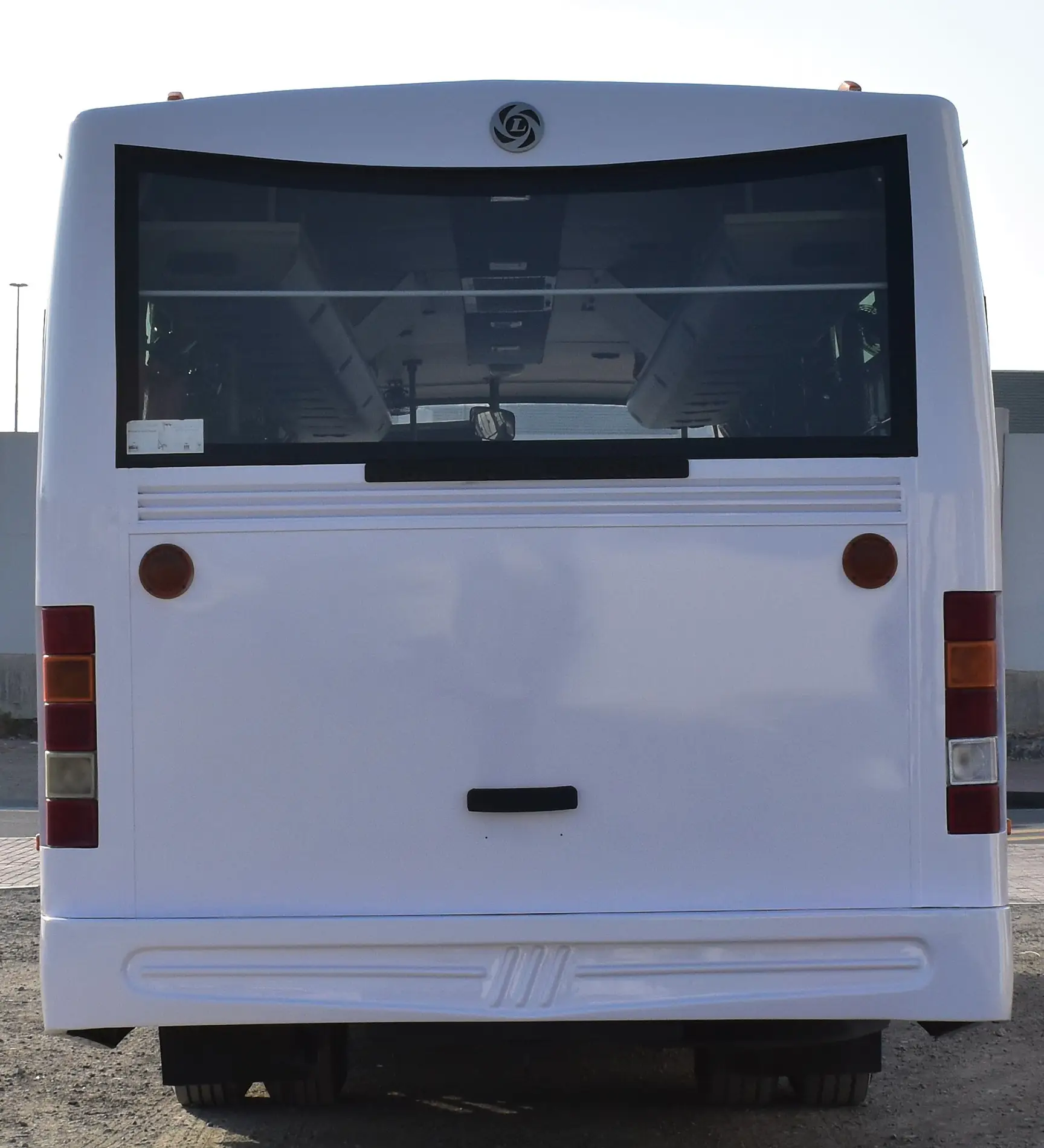 Used 2014 Ashok Leyland Falcon Bus White – Back/Rear View at First Choice Cars Sharjah