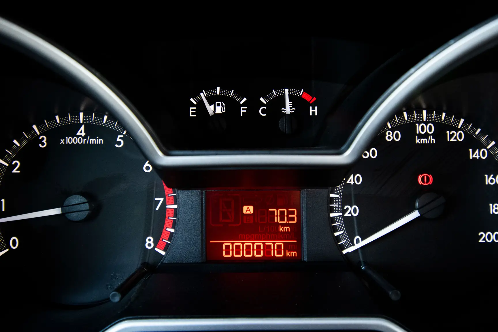 Used 2020 Mazda BT-50 Double Cab 4WD White – Odometer / Mileage Reading View at First Choice Cars Sharjah