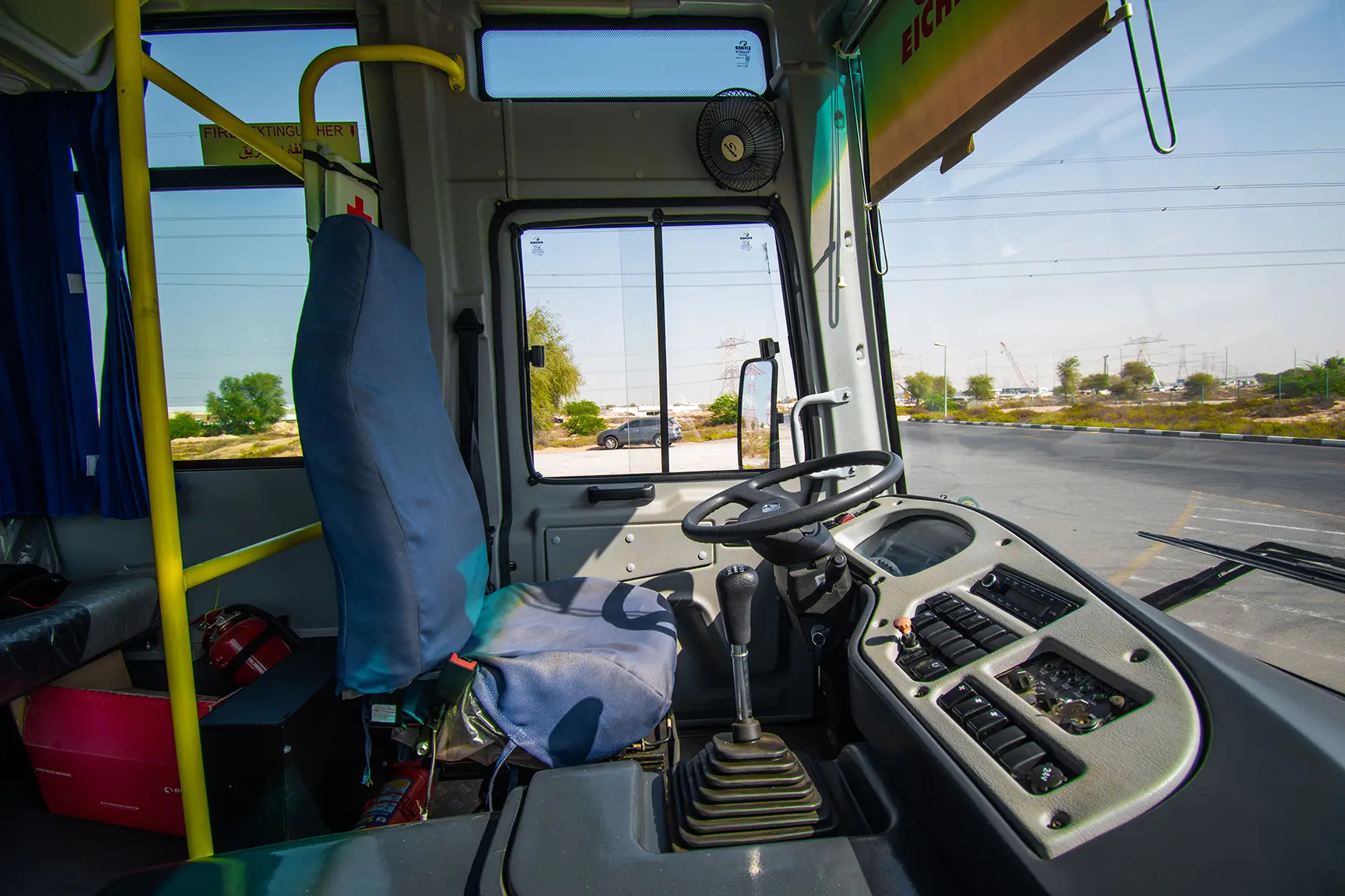 Used 2019 Eicher Skyline Executive in White – Front Passenger Side Cabin View