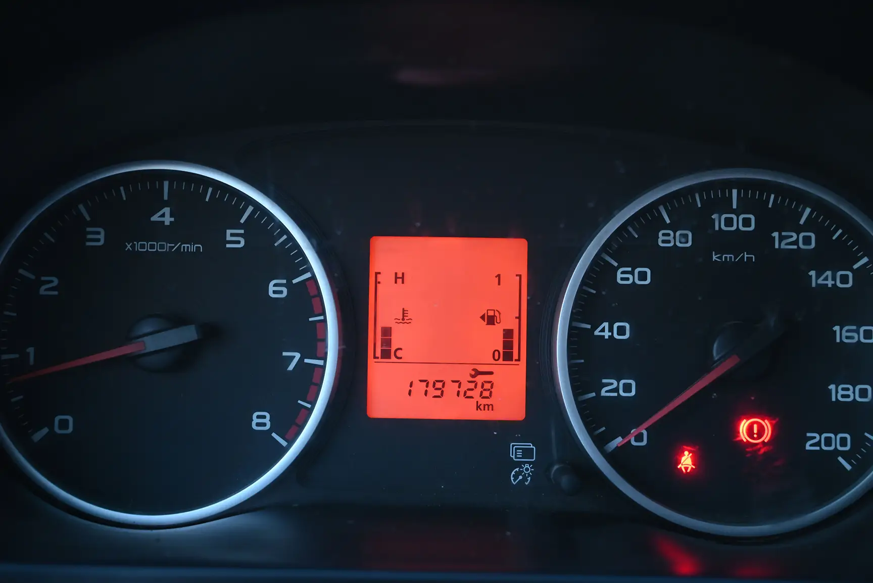 Used 2017 Mitsubishi L200 GL Double Cabin in White – Odometer / Mileage Reading View for Sale at First Choice Cars Dubai Sharjah