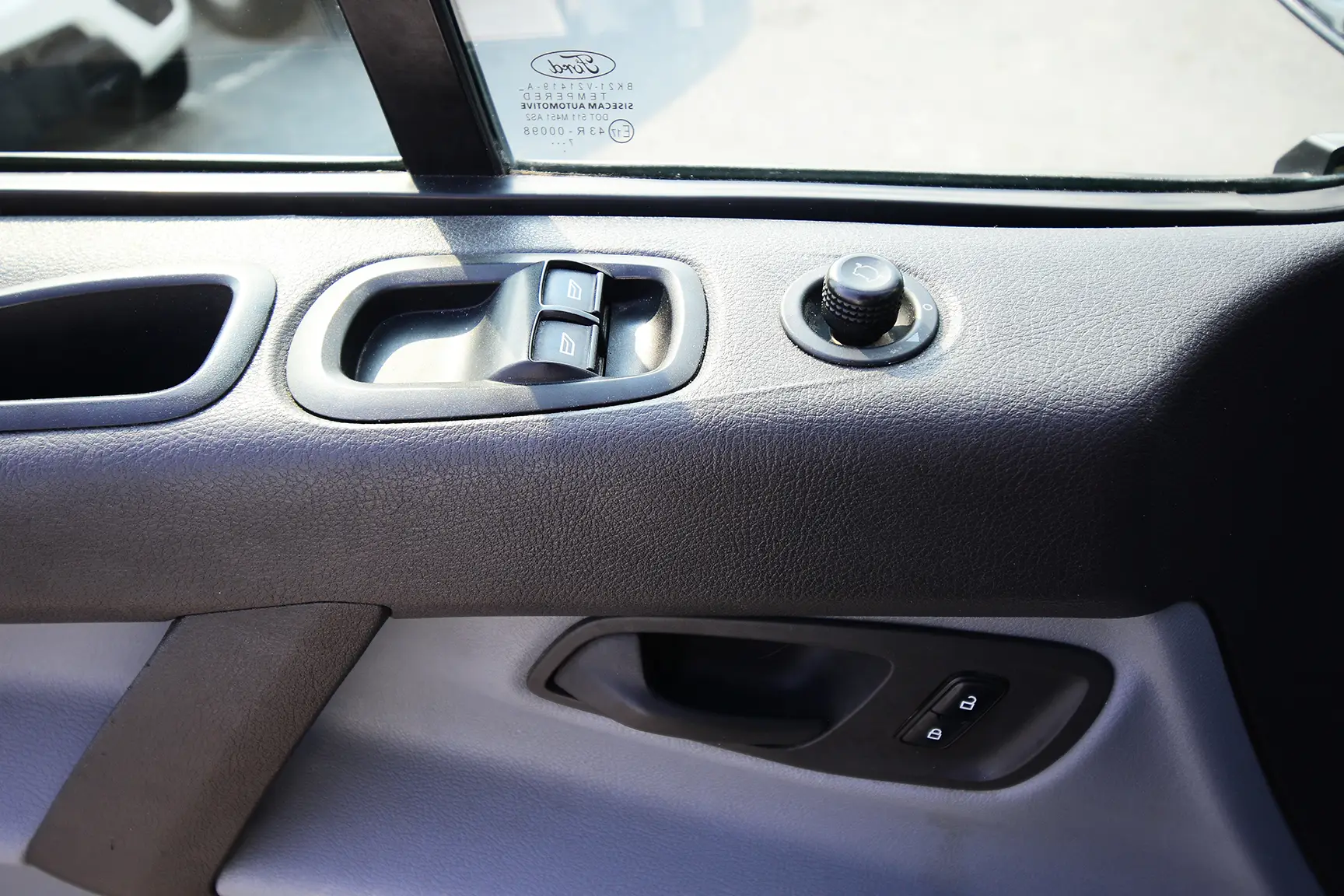 Used 2018 Ford Transit 150xl Low Roof White – Driver Door Panel Full View at First Choice Cars Sharjah