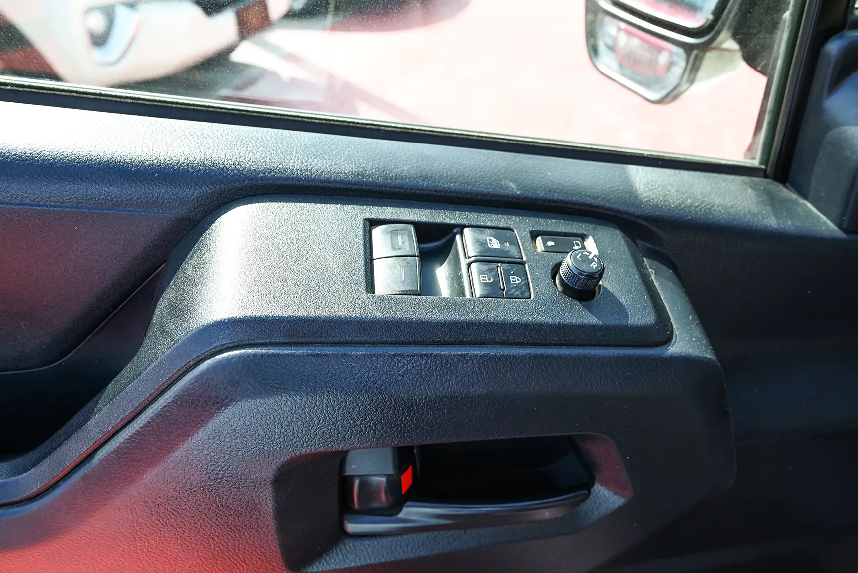 Used 2020 Toyota Hiace GL High Roof White – Driver Door Panel Full View at First Choice Cars Sharjah