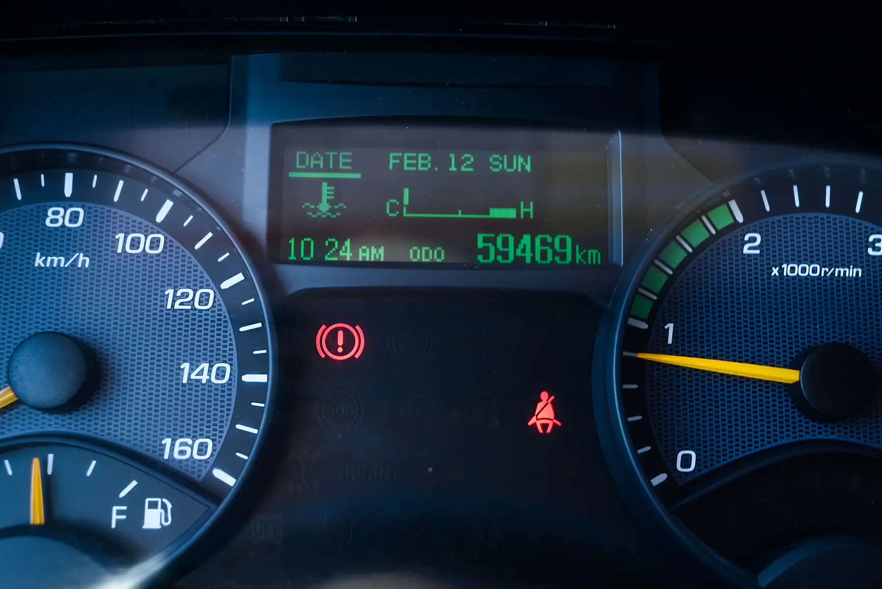 Used 2022 Mitsubishi Canter Freezer Box White – Odometer / Mileage Reading View at First Choice Cars Sharjah