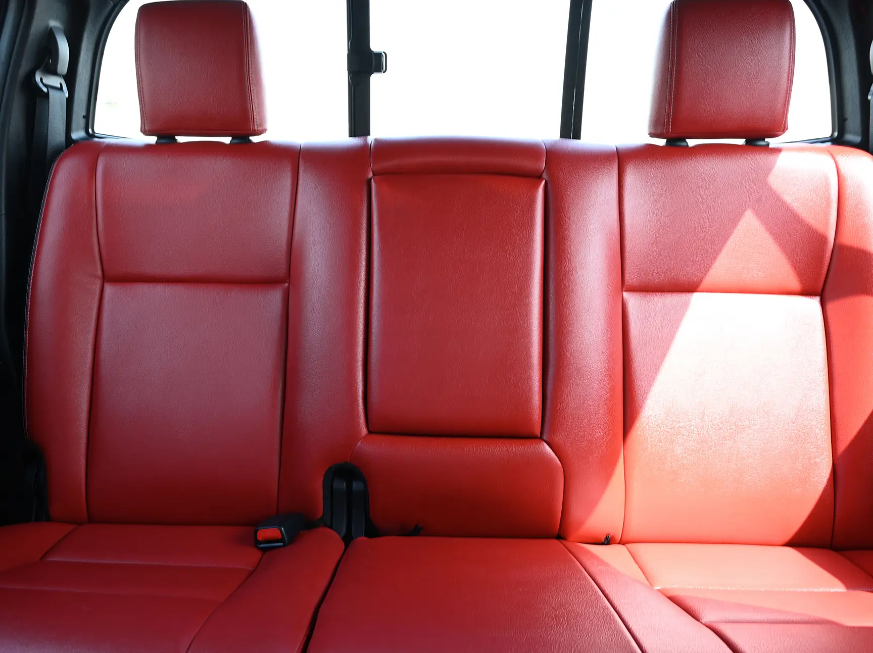 Used 2020 Toyota Hilux Adventure Double Cabin White – Rear Seat View at First Choice Cars Sharjah