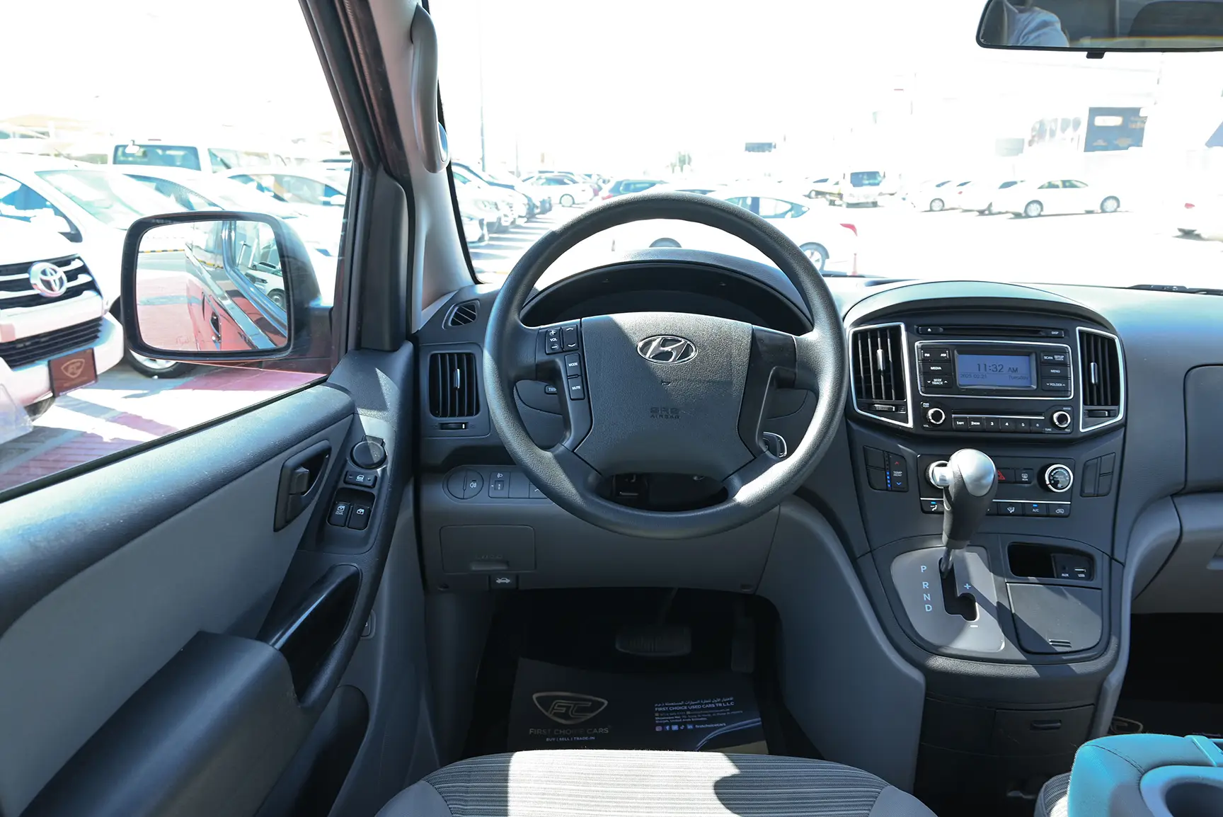 Used 2021 Hyundai H1 12-Seater Wagon Black – Steering Wheel & Instrument Cluster at First Choice Cars Sharjah
