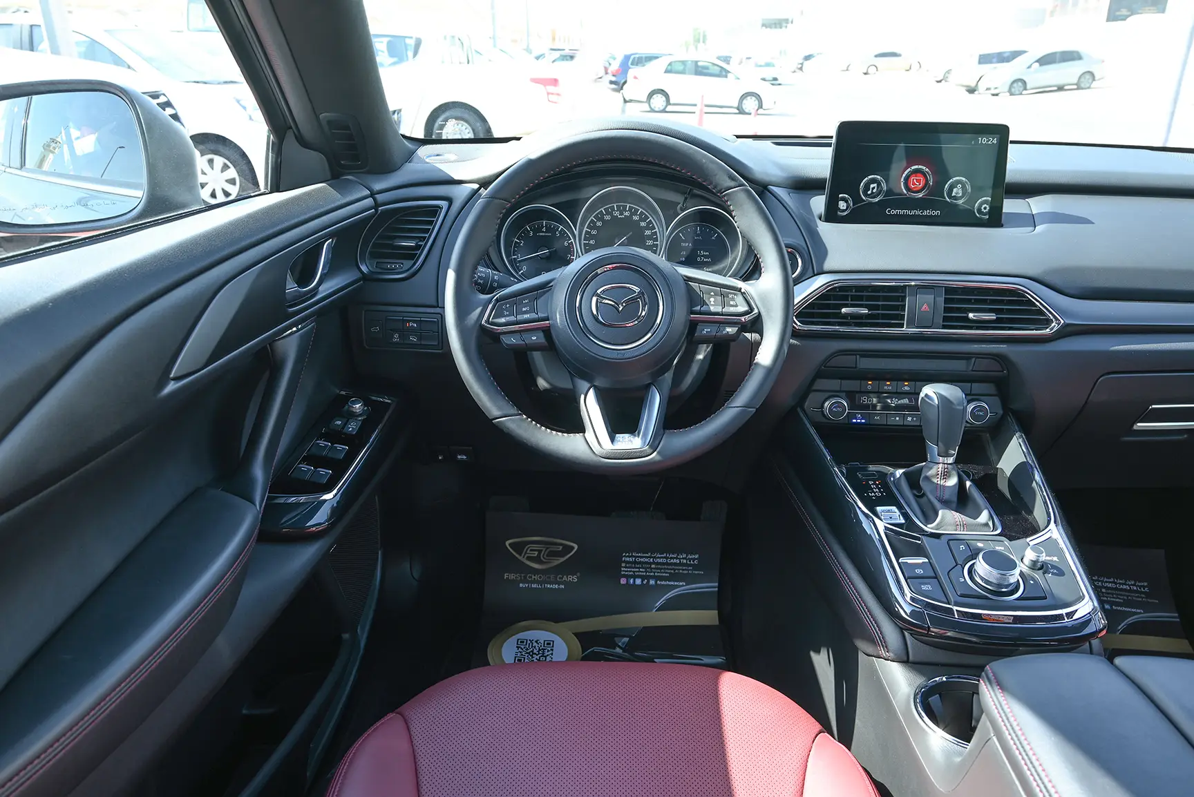 Used 2022 Mazda CX-9 Ignite Edition Blue – Steering Wheel & Instrument Cluster at First Choice Cars Sharjah