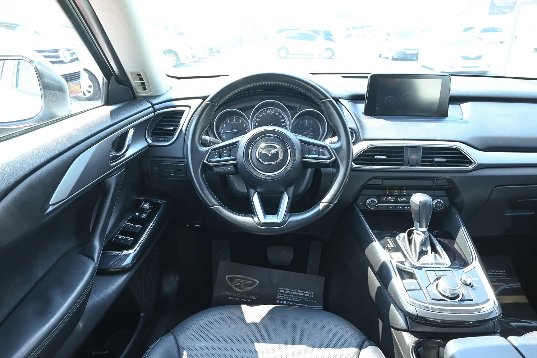 Used 2020 Mazda CX-9 GT White – Steering Wheel & Instrument Cluster at First Choice Cars Sharjah