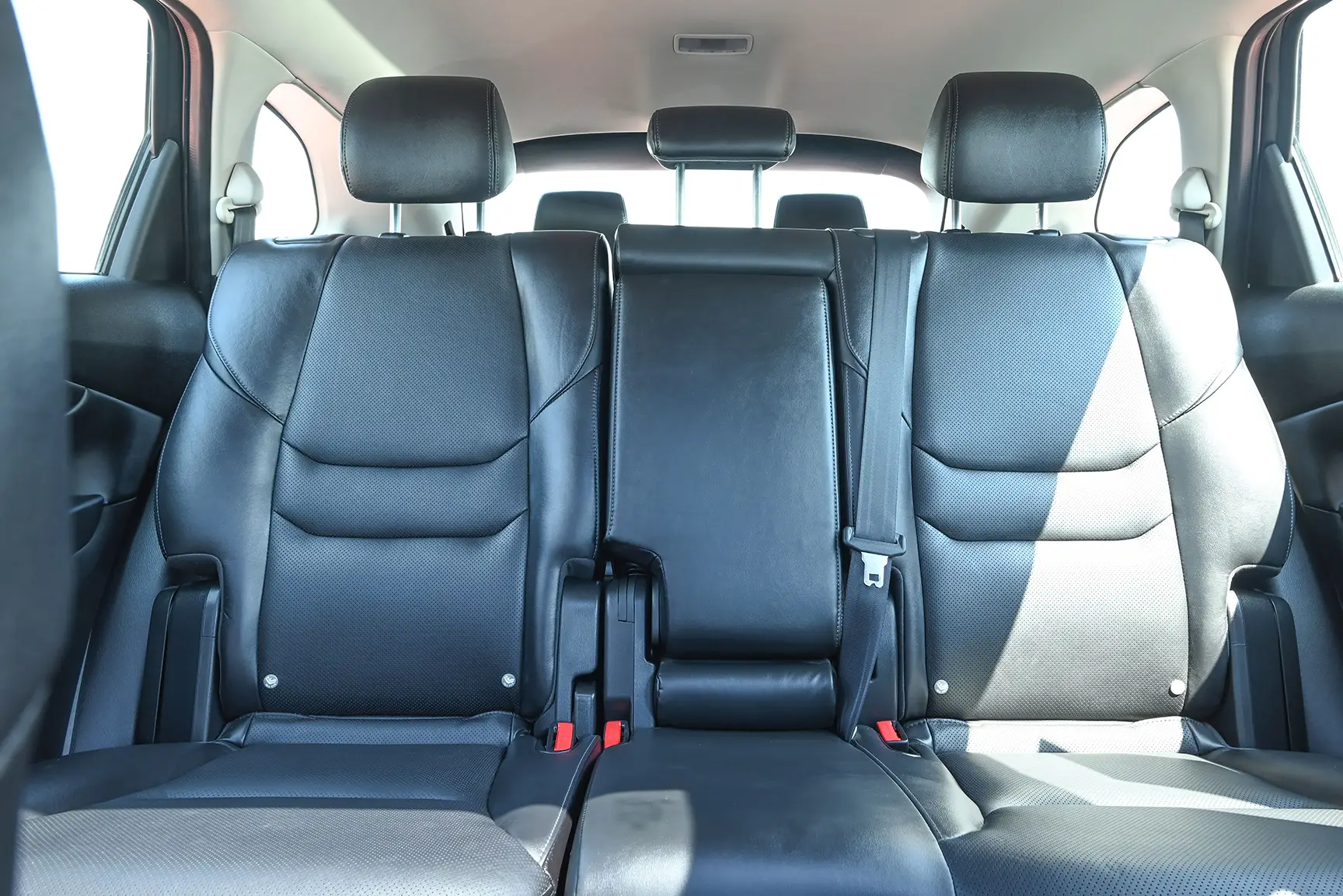 Used 2020 Mazda CX-9 GT White – Rear Seat View at First Choice Cars Sharjah