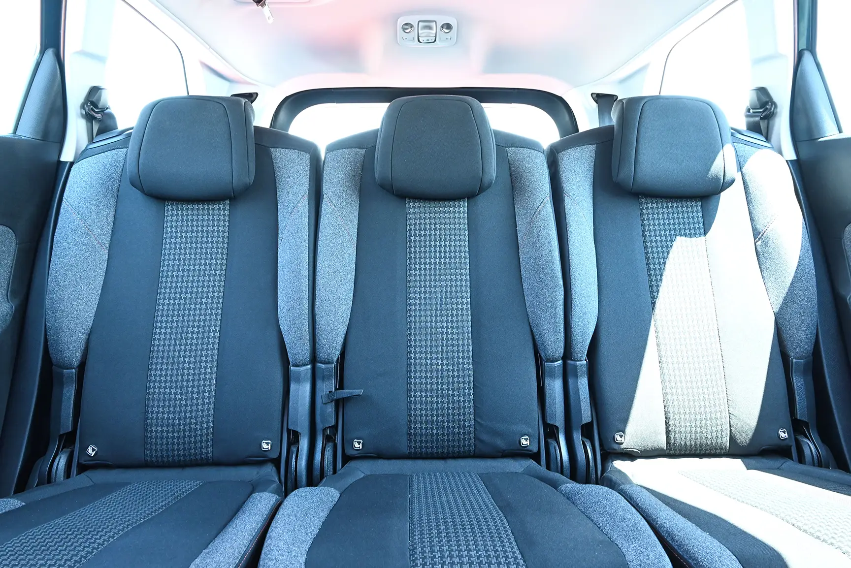 Used 2018 Peugeot 5008 Active Blue – Rear Seat View at First Choice Cars Sharjah