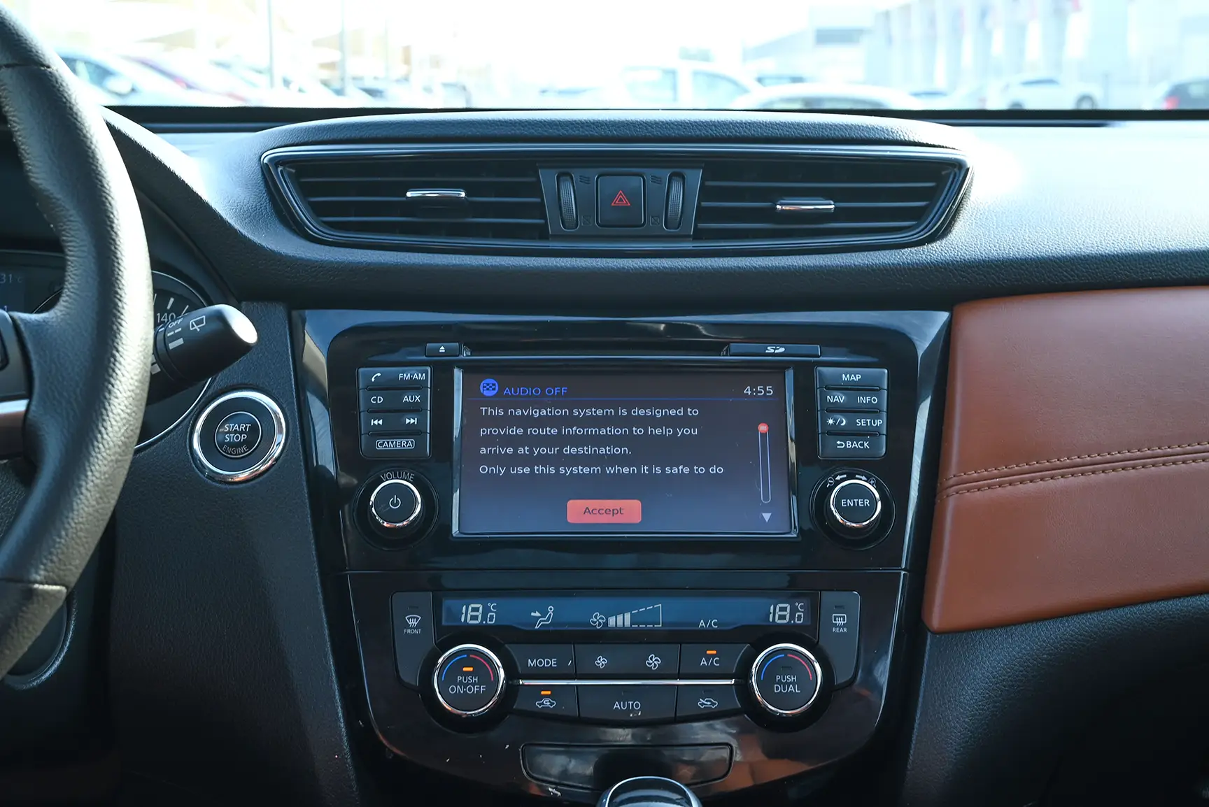 Used 2020 Nissan X-Trail Sl Blue – Infotainment / Touchscreen System at First Choice Cars Sharjah