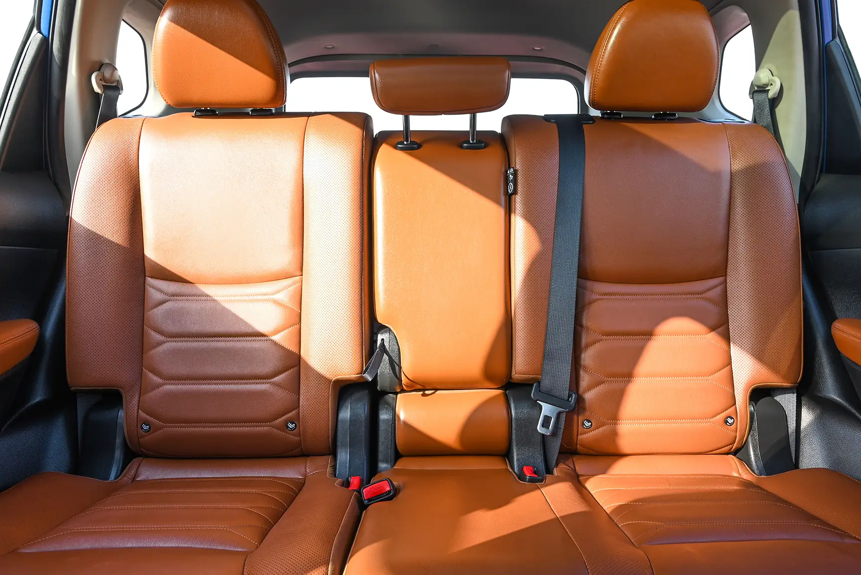 Used 2020 Nissan X-Trail Sl Blue – Rear Seat View at First Choice Cars Sharjah