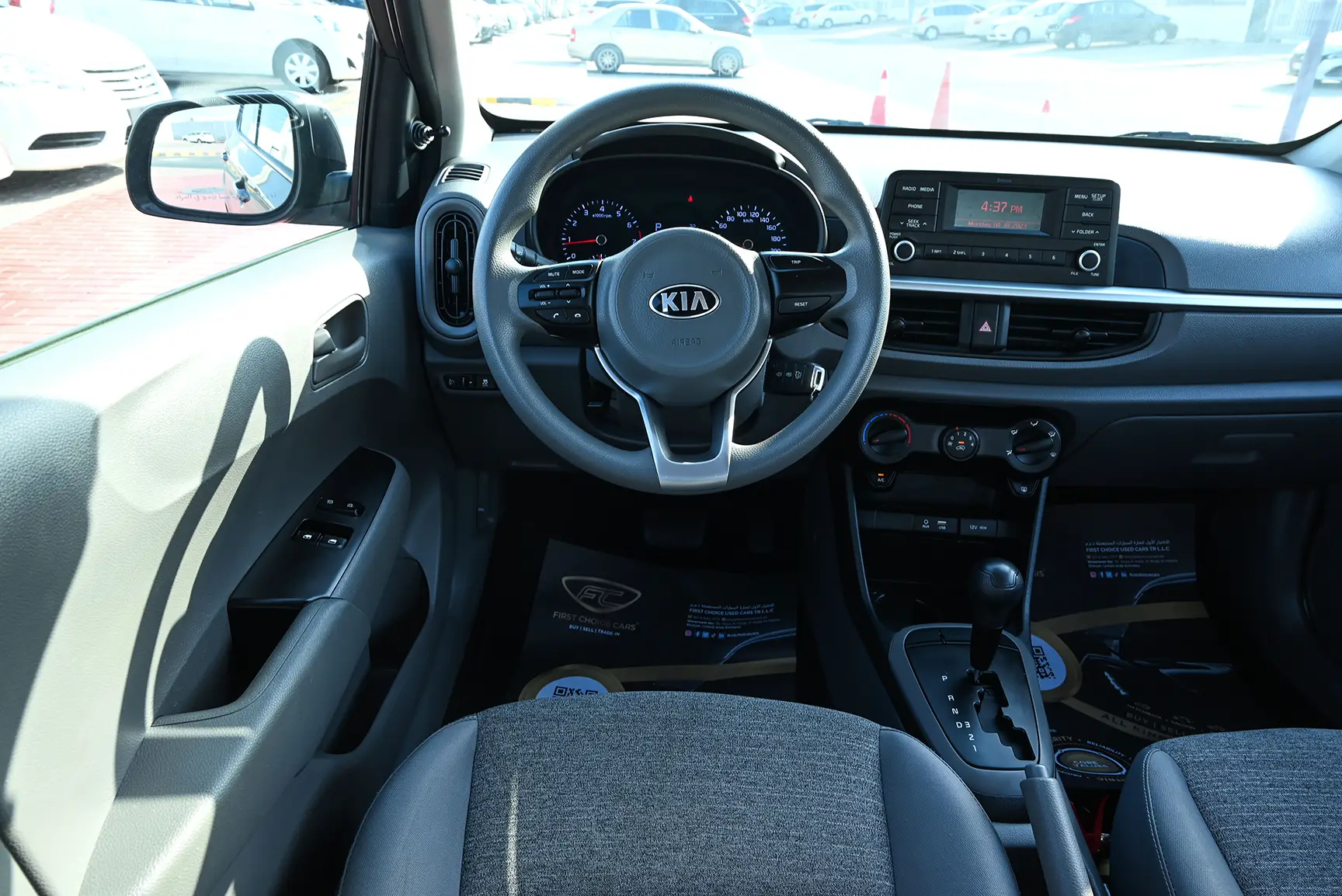 Used 2020 KIA Picanto EX Grey – Steering Wheel & Instrument Cluster at First Choice Cars Sharjah