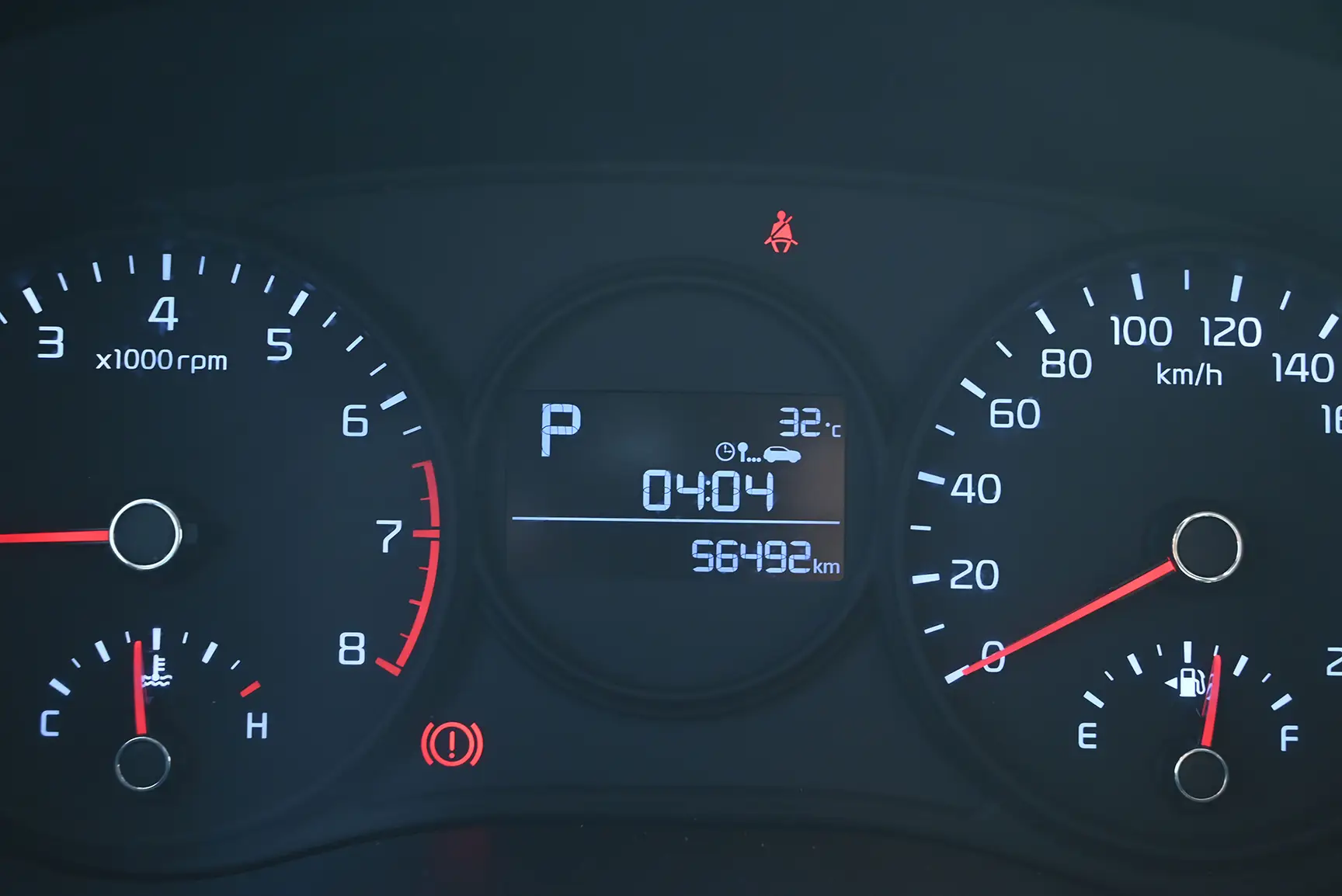 Used 2020 KIA Picanto EX Grey – Odometer / Mileage Reading View at First Choice Cars Sharjah