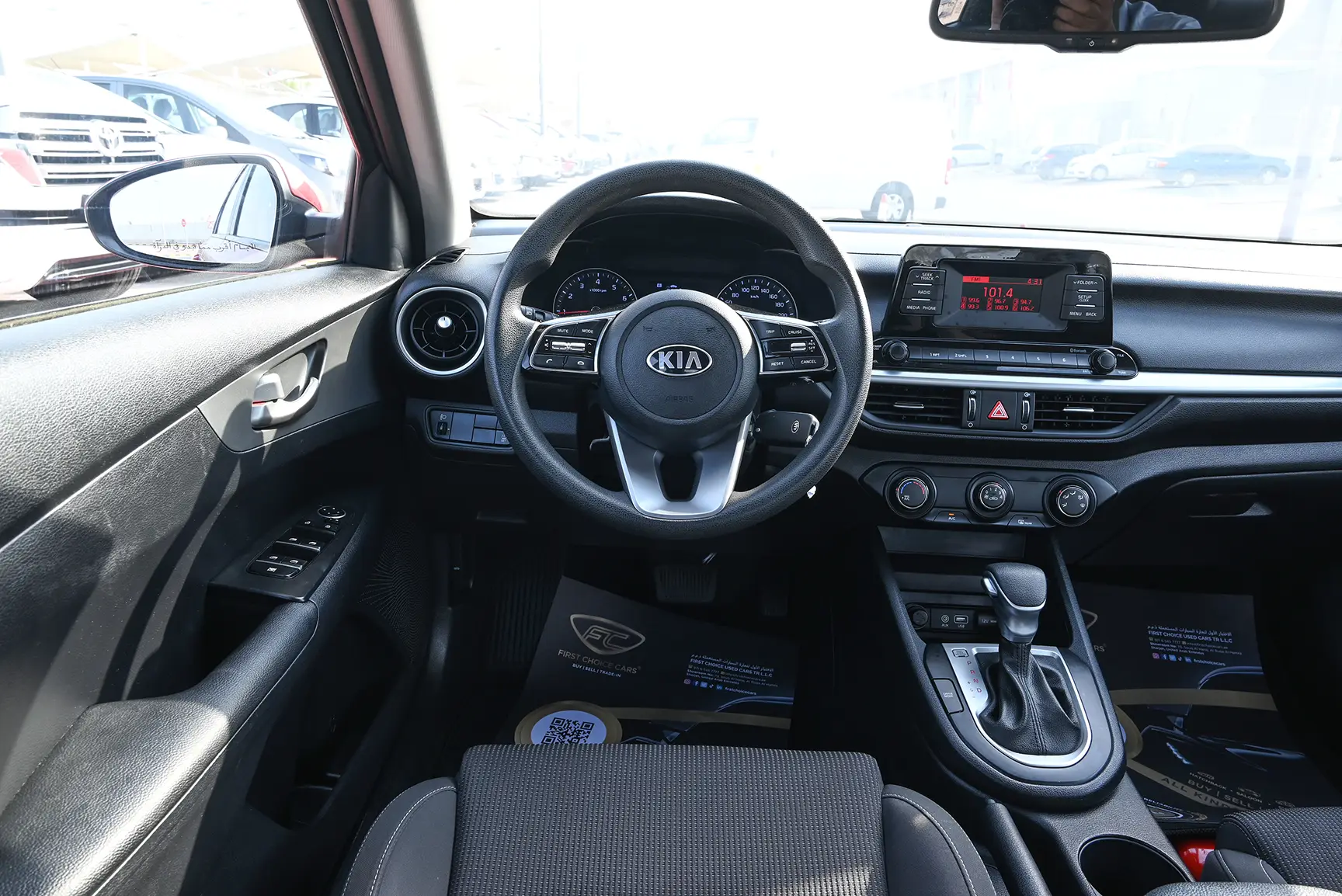 Used 2020 KIA Cerato Lx Red – Steering Wheel & Instrument Cluster at First Choice Cars Sharjah