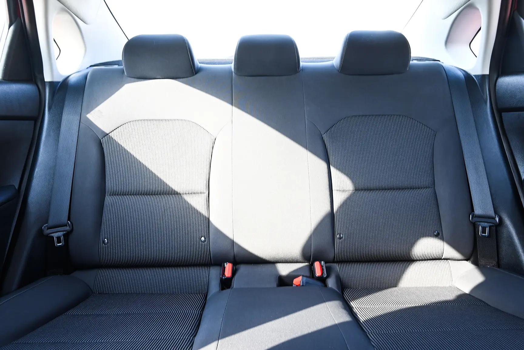 Used 2020 KIA Cerato Lx Red – Rear Seat View at First Choice Cars Sharjah