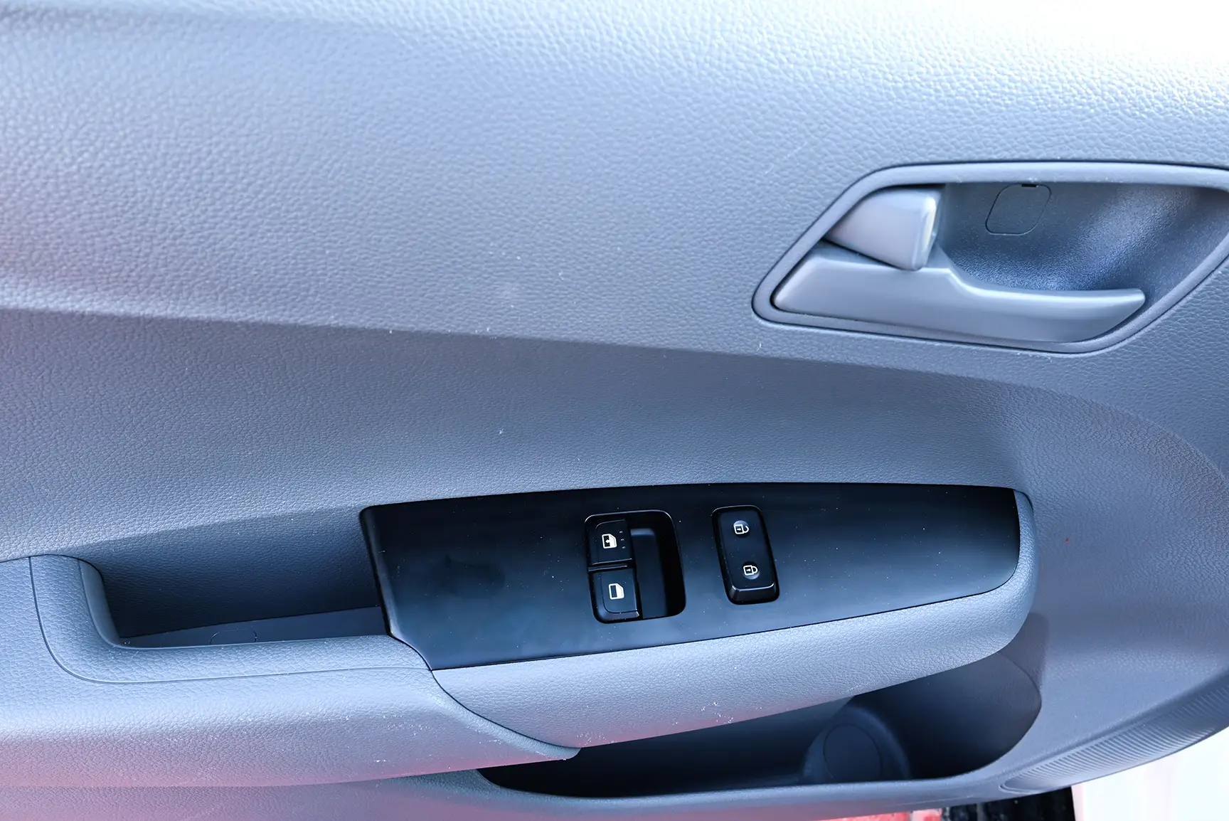 Used 2020 KIA Picanto Ex White – Driver Door Panel Full View at First Choice Cars Sharjah