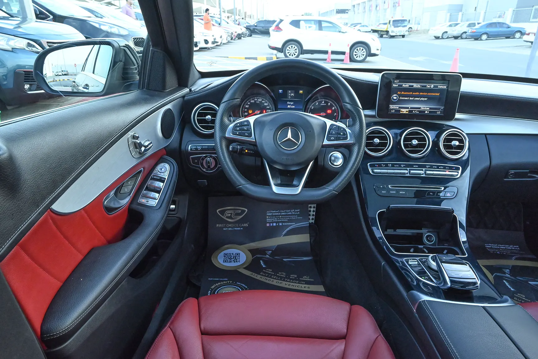 Used 2016 Mercedes-Benz C-Class C 200 Black – Steering Wheel & Instrument Cluster at First Choice Cars Sharjah