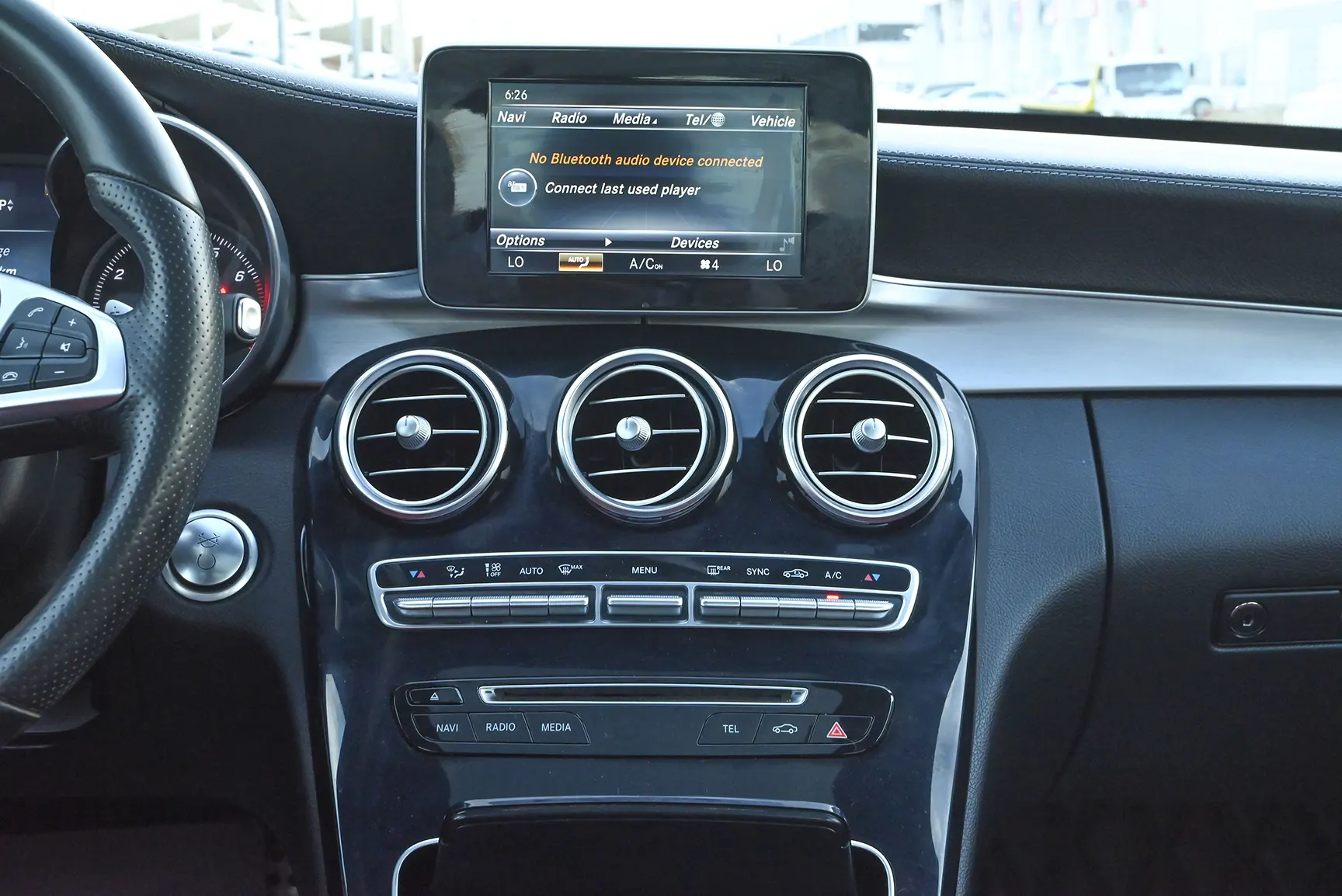 Used 2016 Mercedes-Benz C-Class C 200 Black – Infotainment / Touchscreen System at First Choice Cars Sharjah