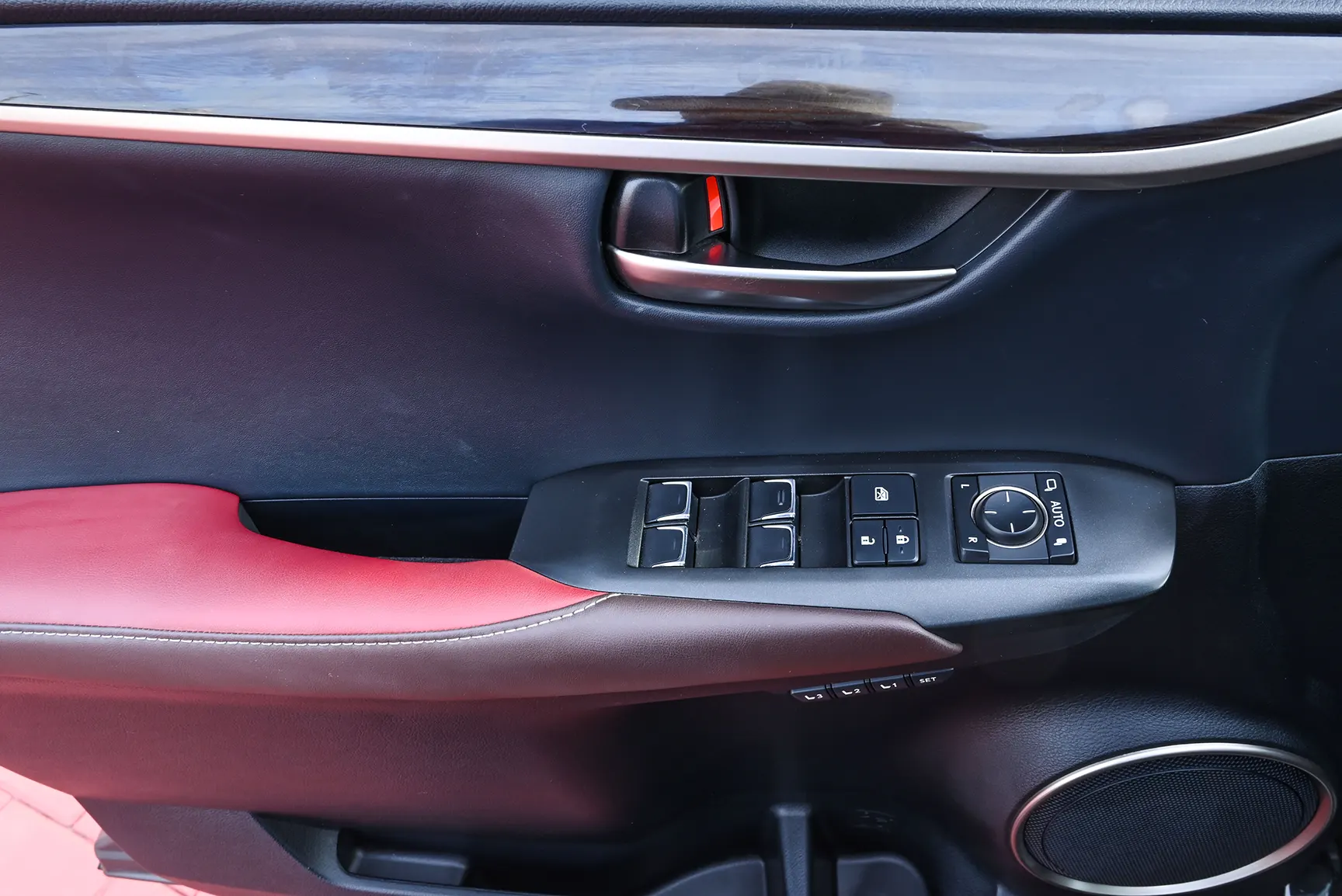 Used 2019 Lexus NX 300 Platinum in Black – Driver Door Panel Full View