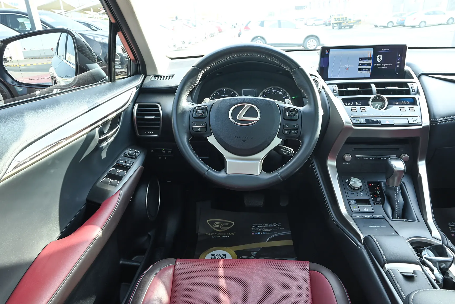 Used 2019 Lexus NX Series NX 300 Platinum Black – Steering Wheel & Instrument Cluster at First Choice Cars Sharjah
