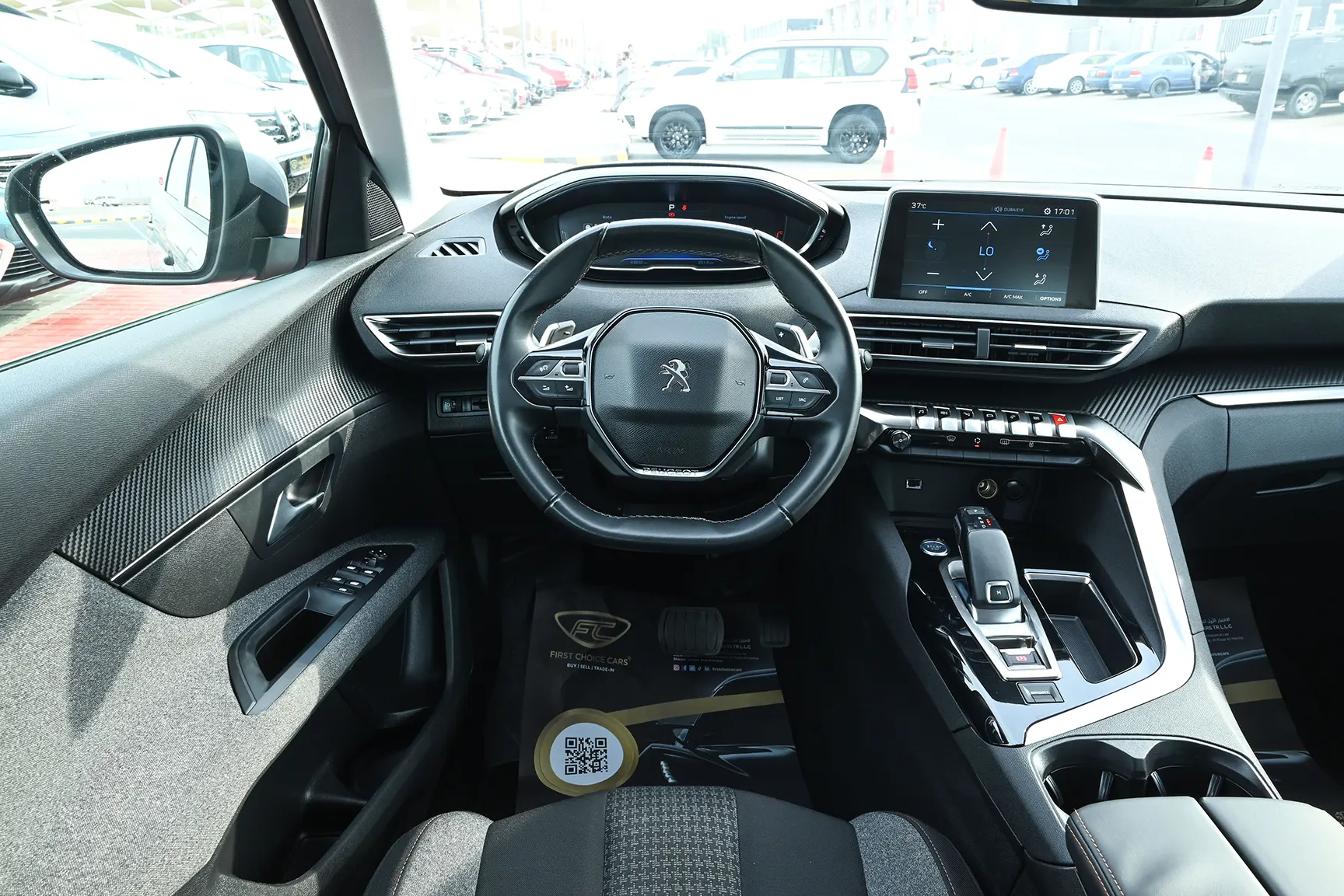 Used 2019 Peugeot 5008 Active Silver – Steering Wheel & Instrument Cluster at First Choice Cars Sharjah