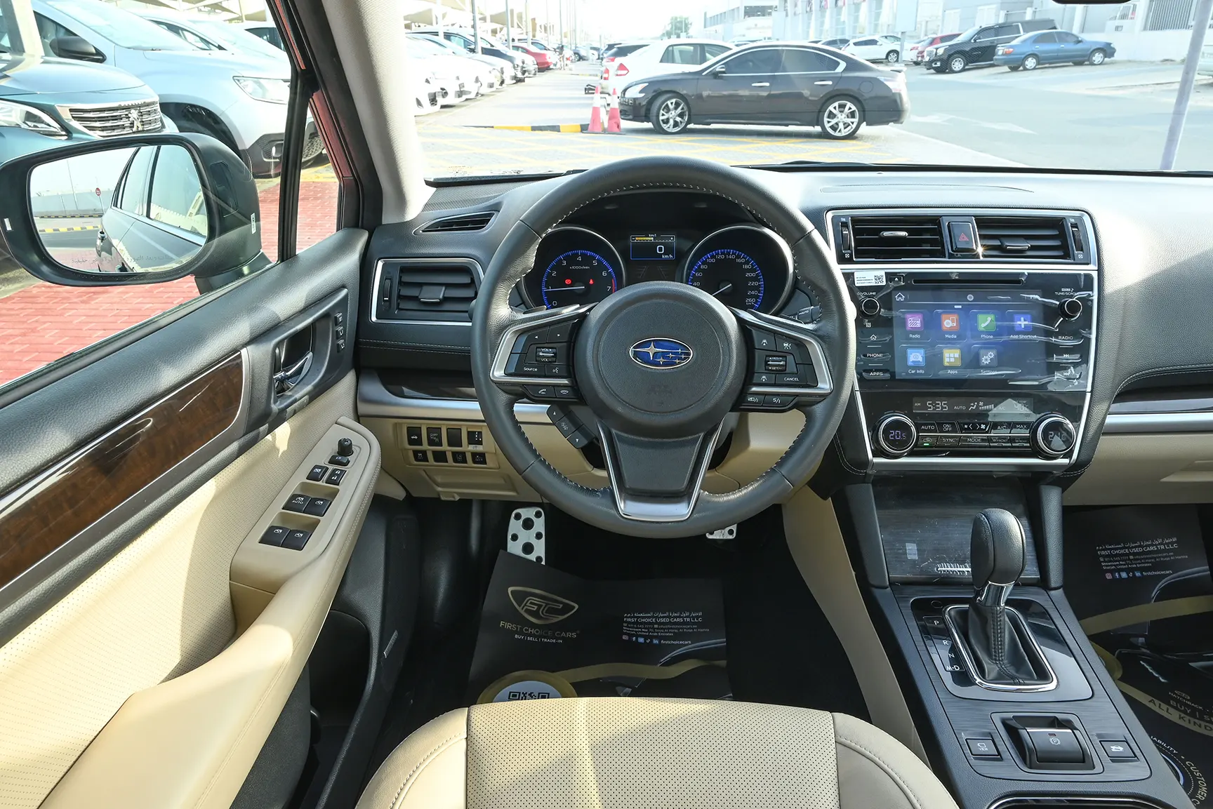 Used 2018 Subaru Legacy 3.6r-S Eyesight Black – Steering Wheel & Instrument Cluster at First Choice Cars Sharjah