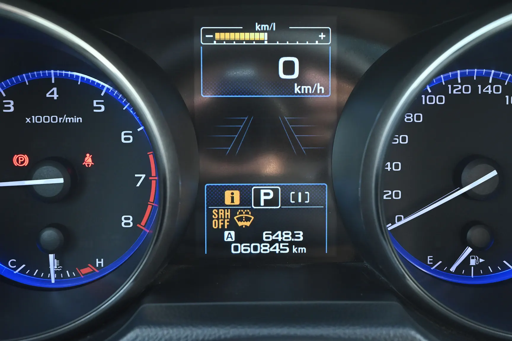 Used 2018 Subaru Legacy 3.6r-S Eyesight Black – Odometer / Mileage Reading View at First Choice Cars Sharjah