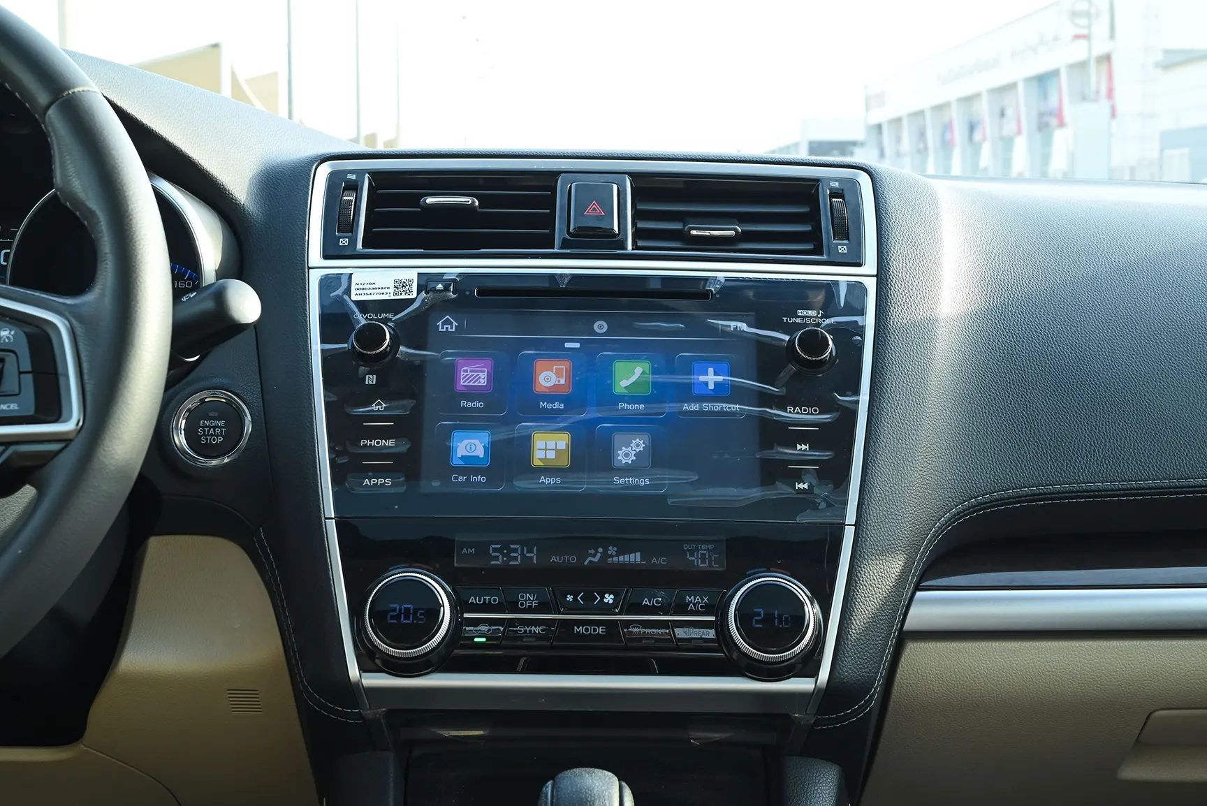 Used 2018 Subaru Legacy 3.6r-S Eyesight Black – Infotainment / Touchscreen System at First Choice Cars Sharjah