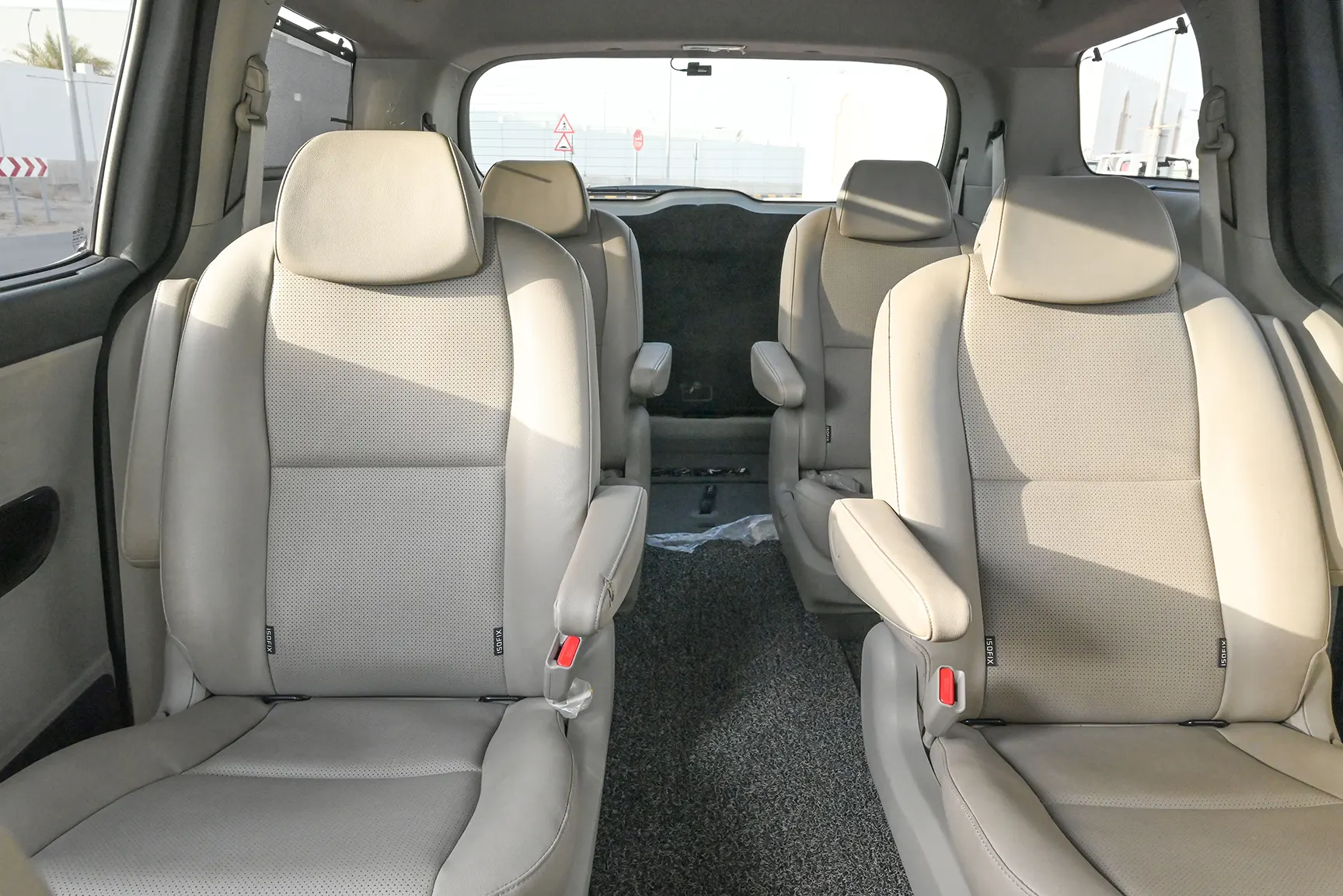 Used 2019 KIA Carnival Ex Black – Rear Seat View at First Choice Cars Sharjah