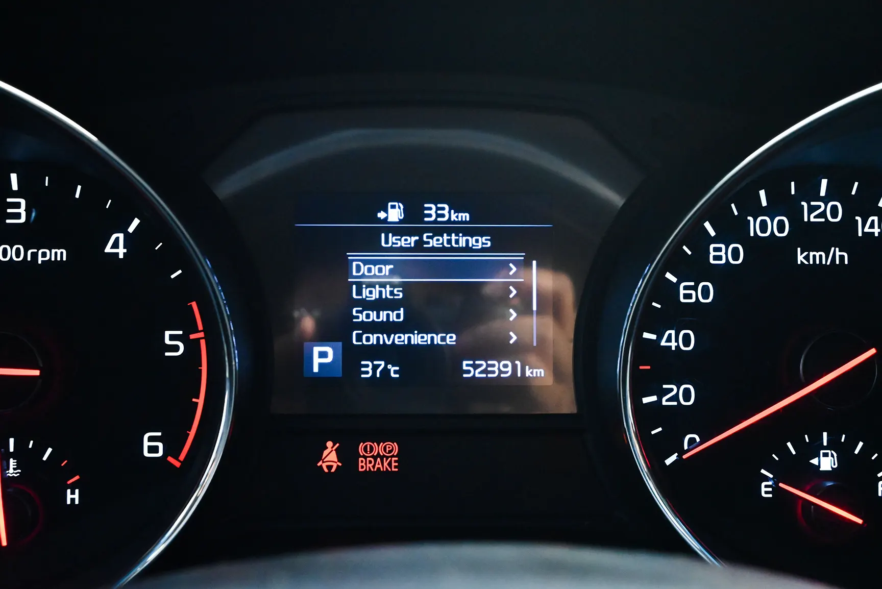 Used 2019 KIA Carnival Ex Black – Odometer / Mileage Reading View at First Choice Cars Sharjah