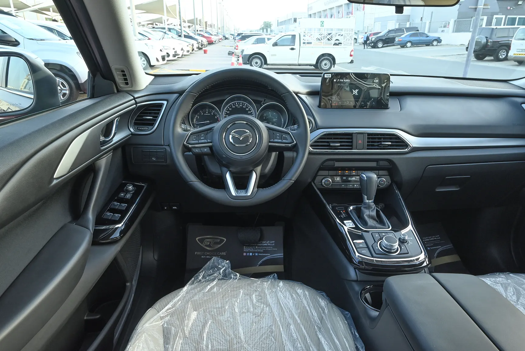 Used 2022 Mazda CX-9 GT Blue – Steering Wheel & Instrument Cluster at First Choice Cars Sharjah