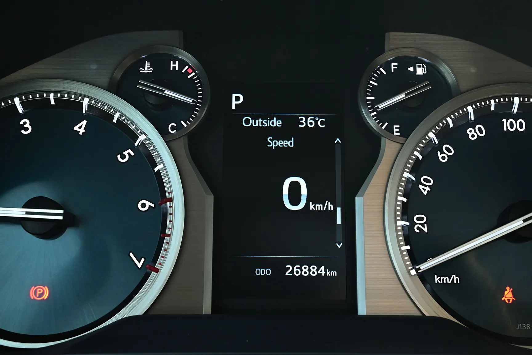 Used 2022 Toyota Prado Adventure White – Odometer / Mileage Reading View at First Choice Cars Sharjah