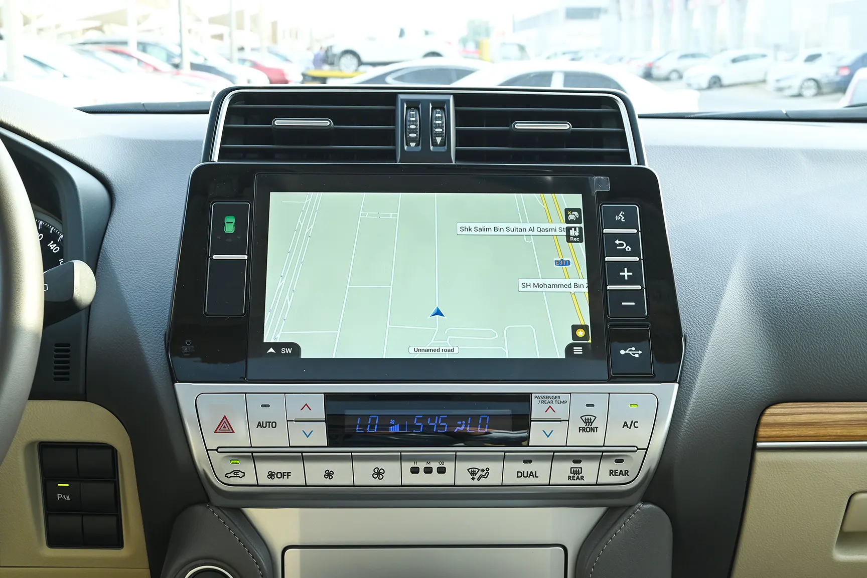 Used 2022 Toyota Prado Adventure White – Infotainment / Touchscreen System at First Choice Cars Sharjah