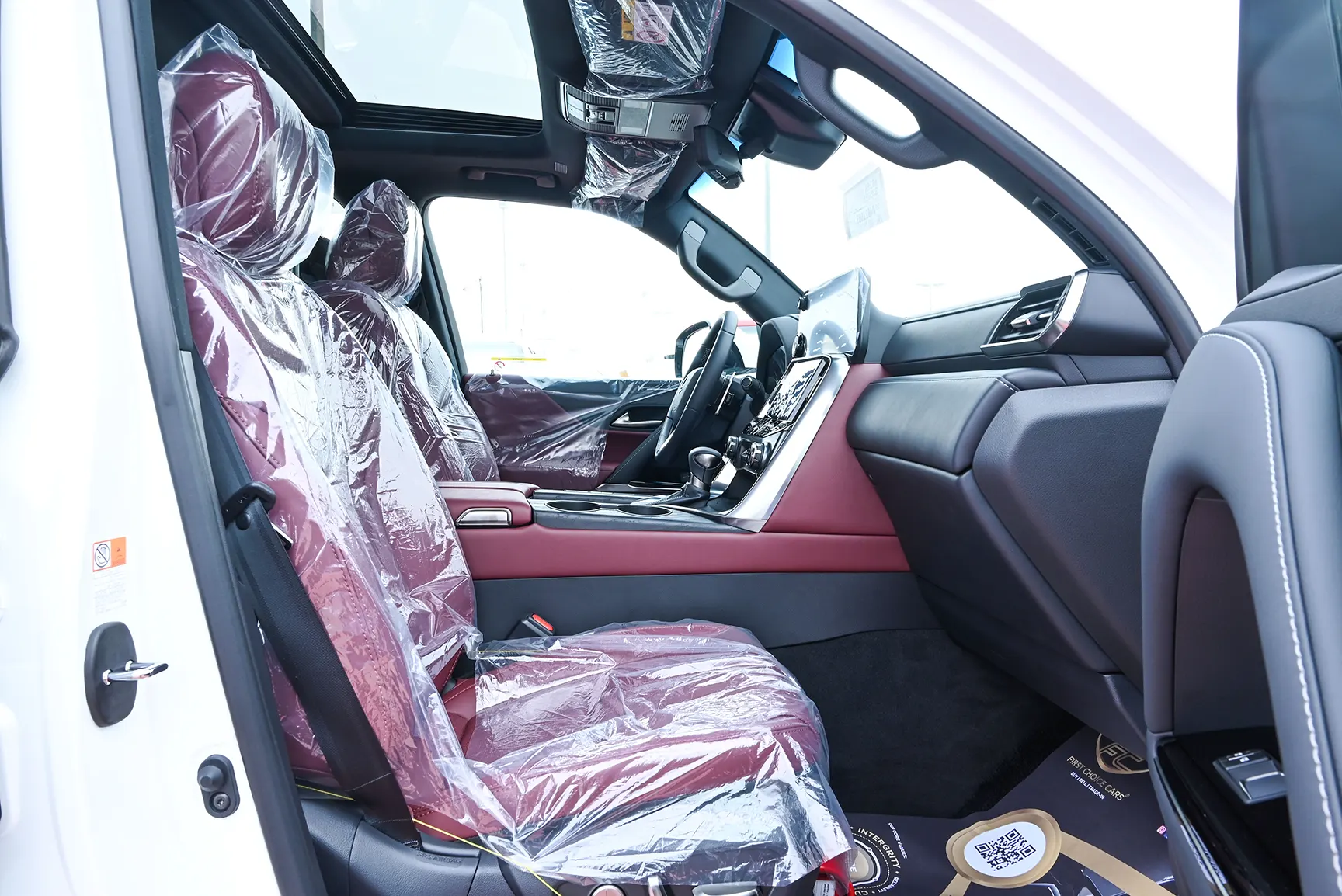 Used 2023 Lexus LX 600 Signature in White – Front Passenger Side Cabin View